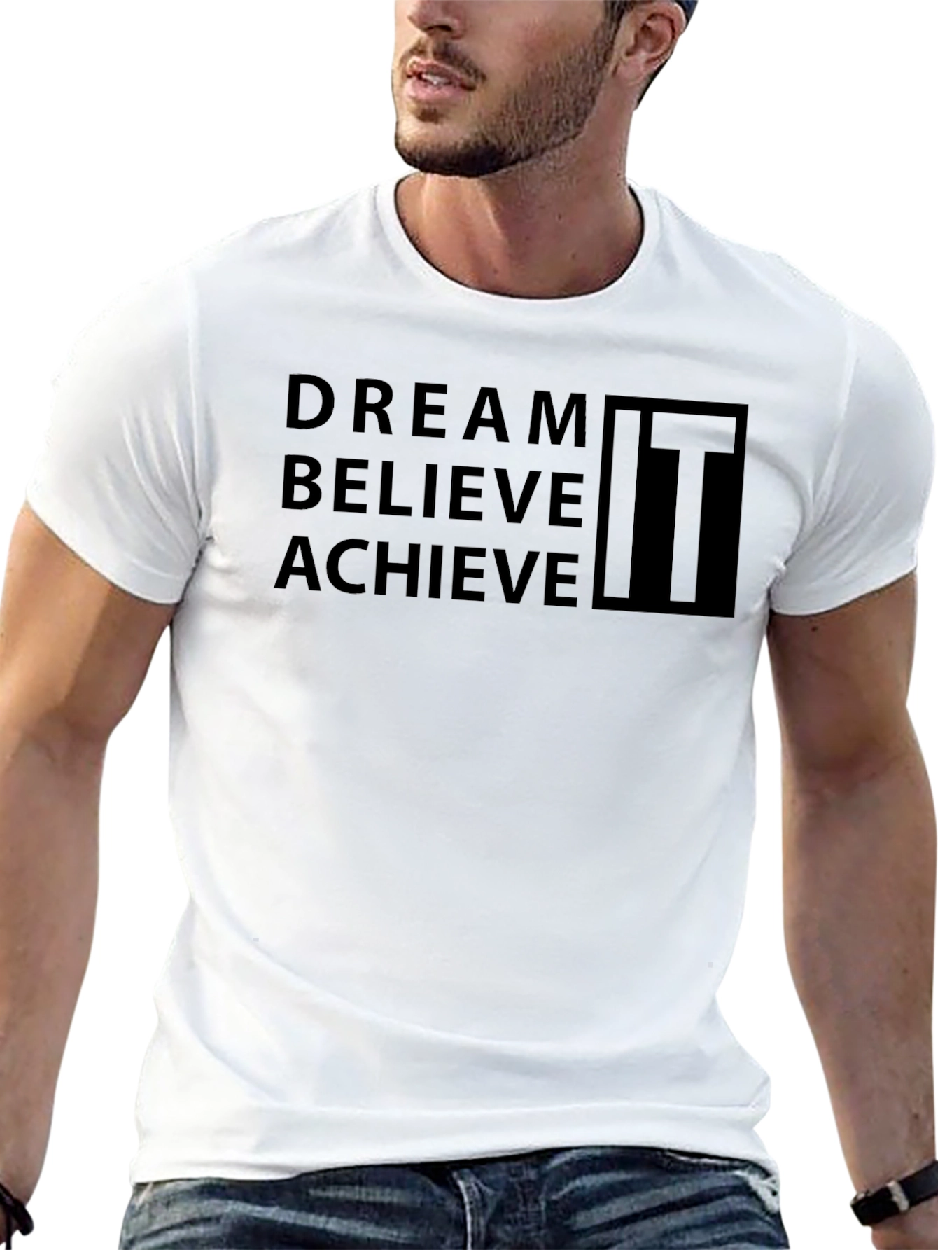 Dream Believe Achieve Motivational T-Shirt