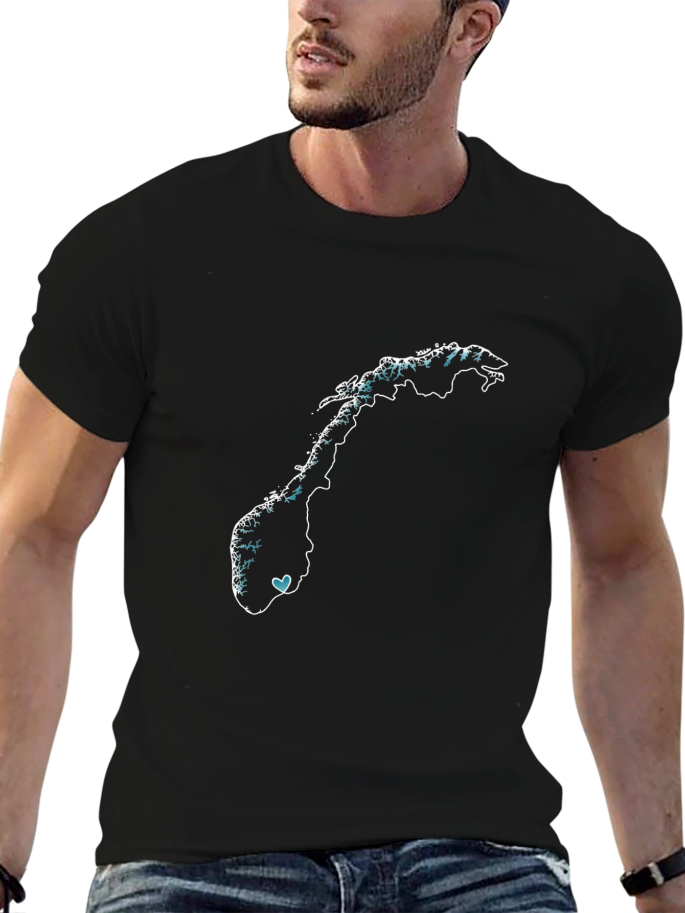 Norway Outline T-Shirt