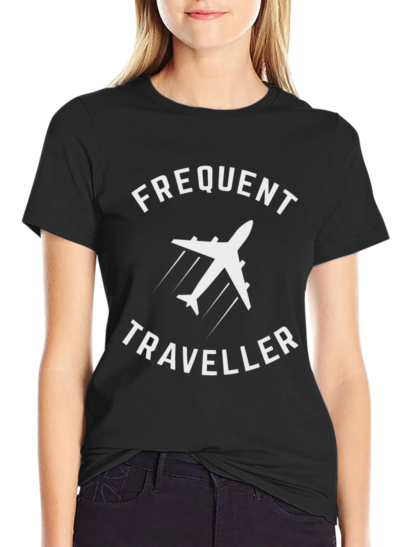 Frequent Traveler T-Shirt - Airplane Design