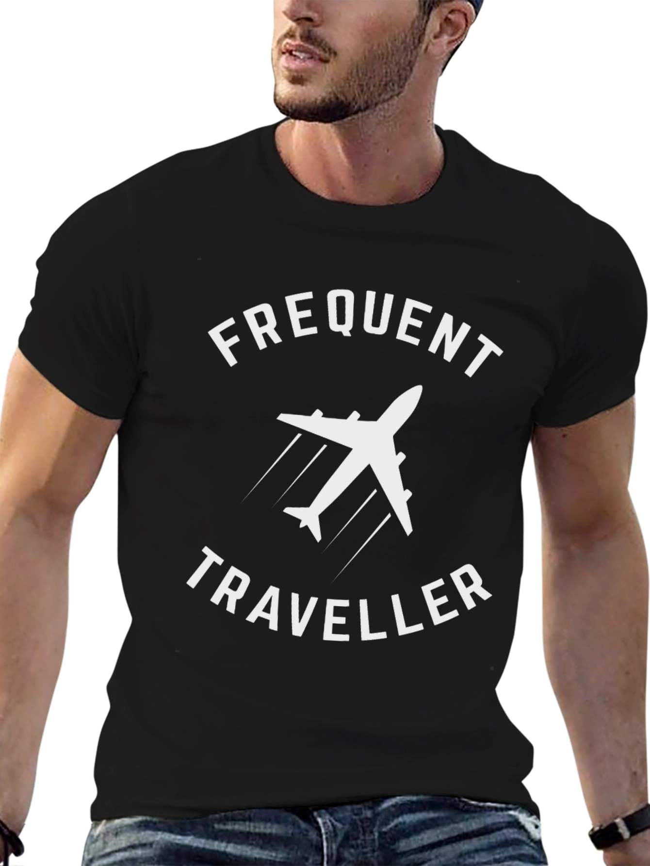Frequent Traveler T-Shirt - Airplane Design