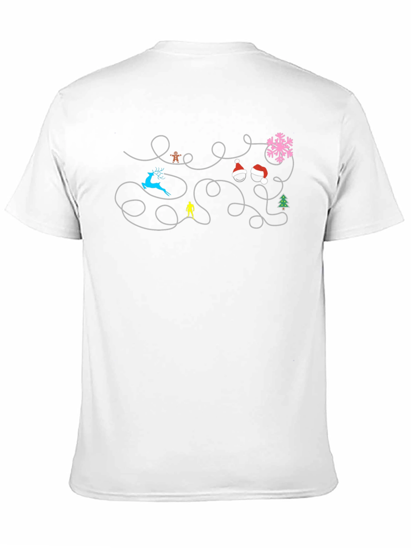 Holiday Icon Route Black T-Shirt