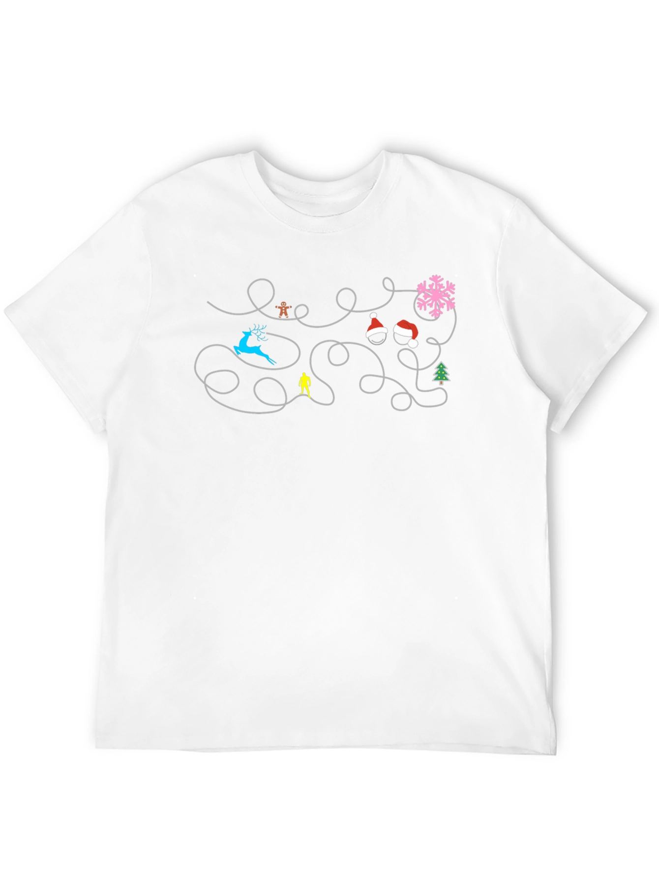 Holiday Icon Route Black T-Shirt