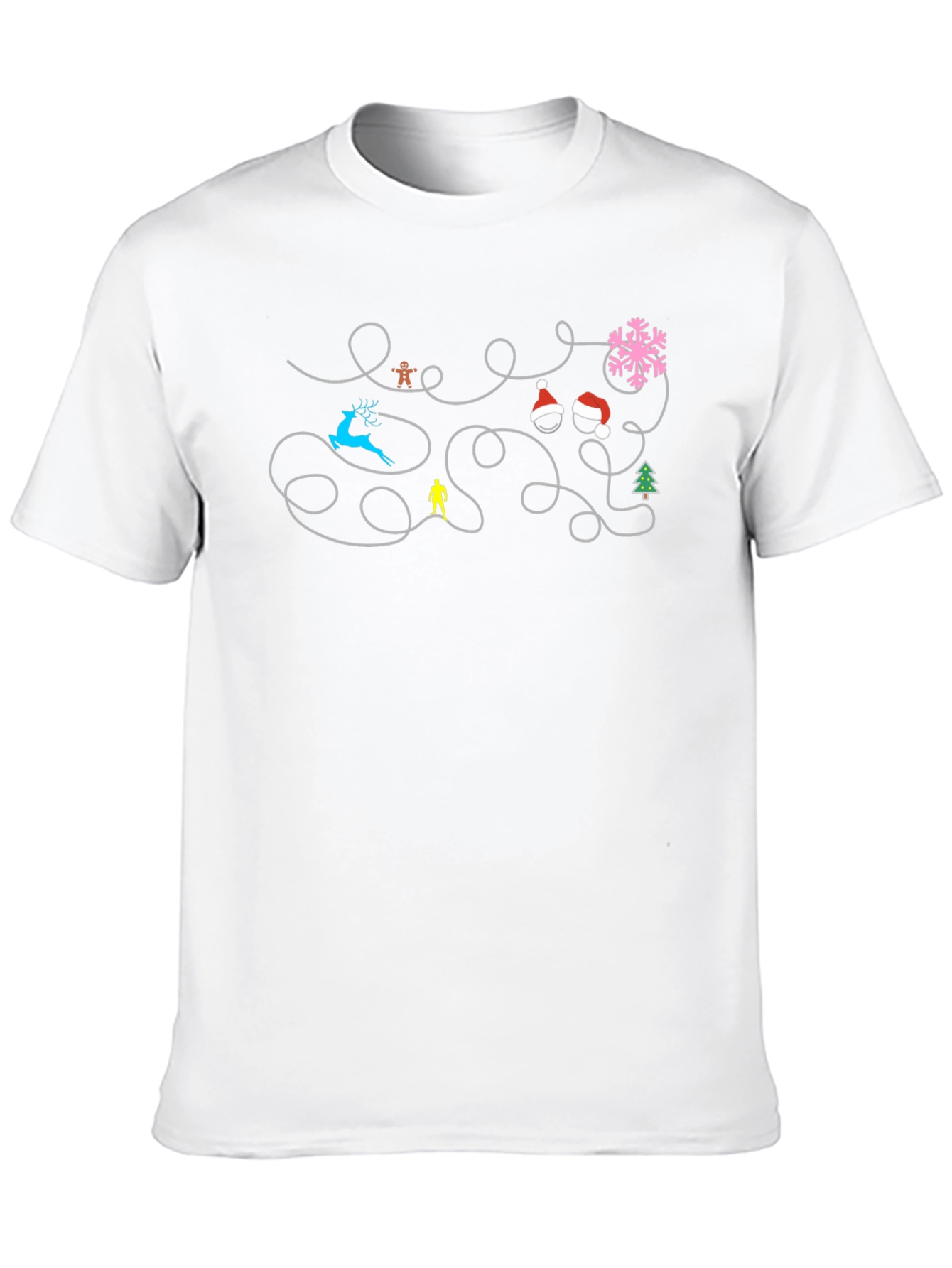 Holiday Icon Route Black T-Shirt