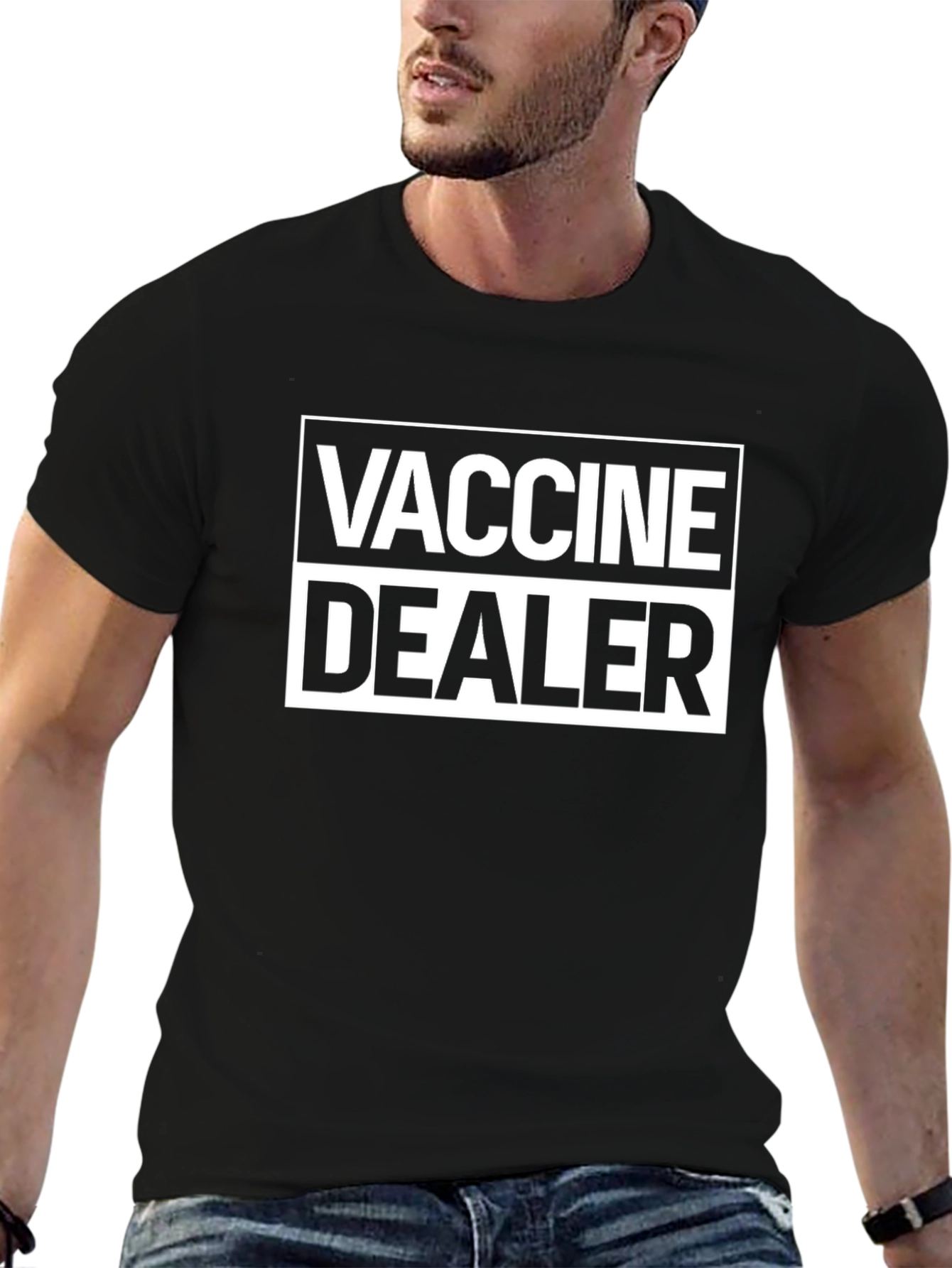 Vaccine Dealer T-Shirt Novelty Graphic Tee