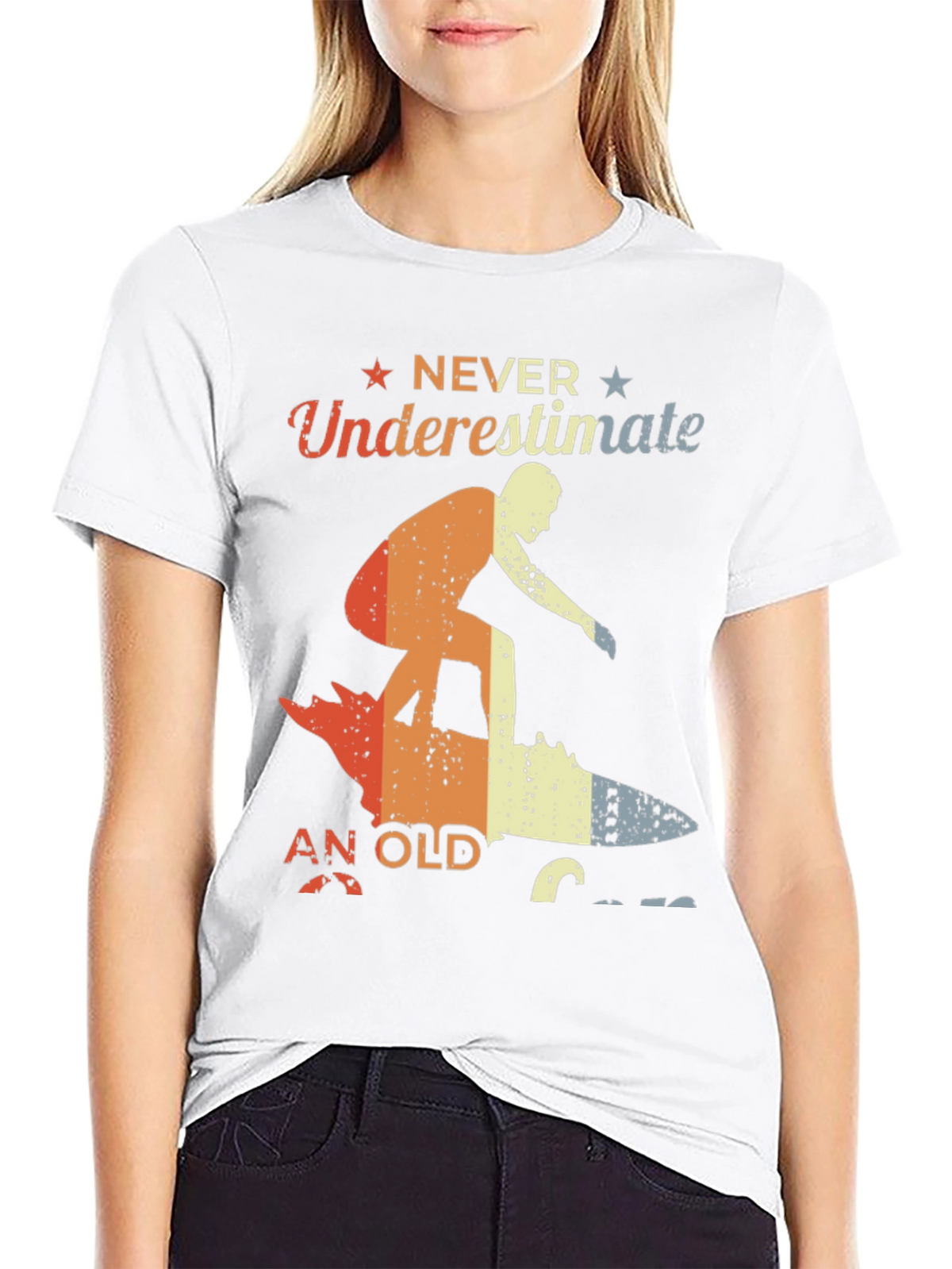 Never Underestimate An Old Surfer T-Shirt