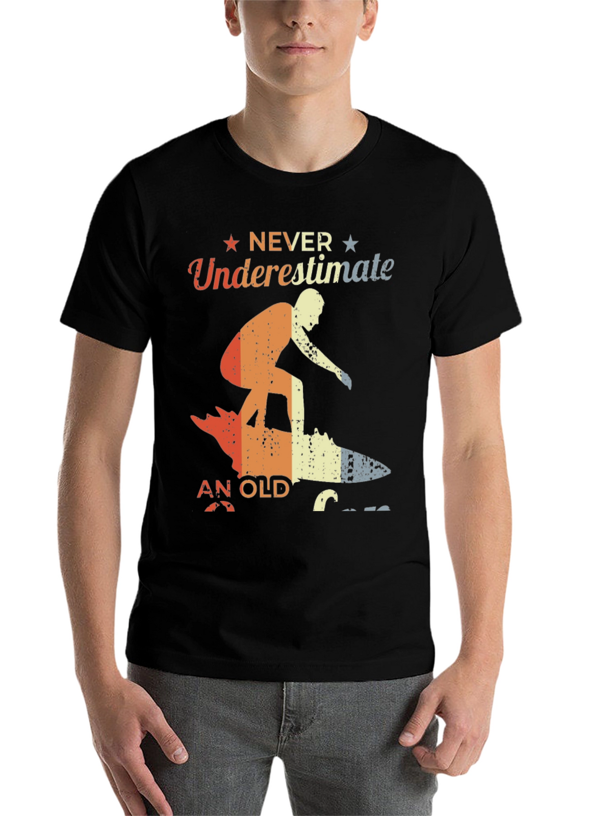 Never Underestimate An Old Surfer T-Shirt