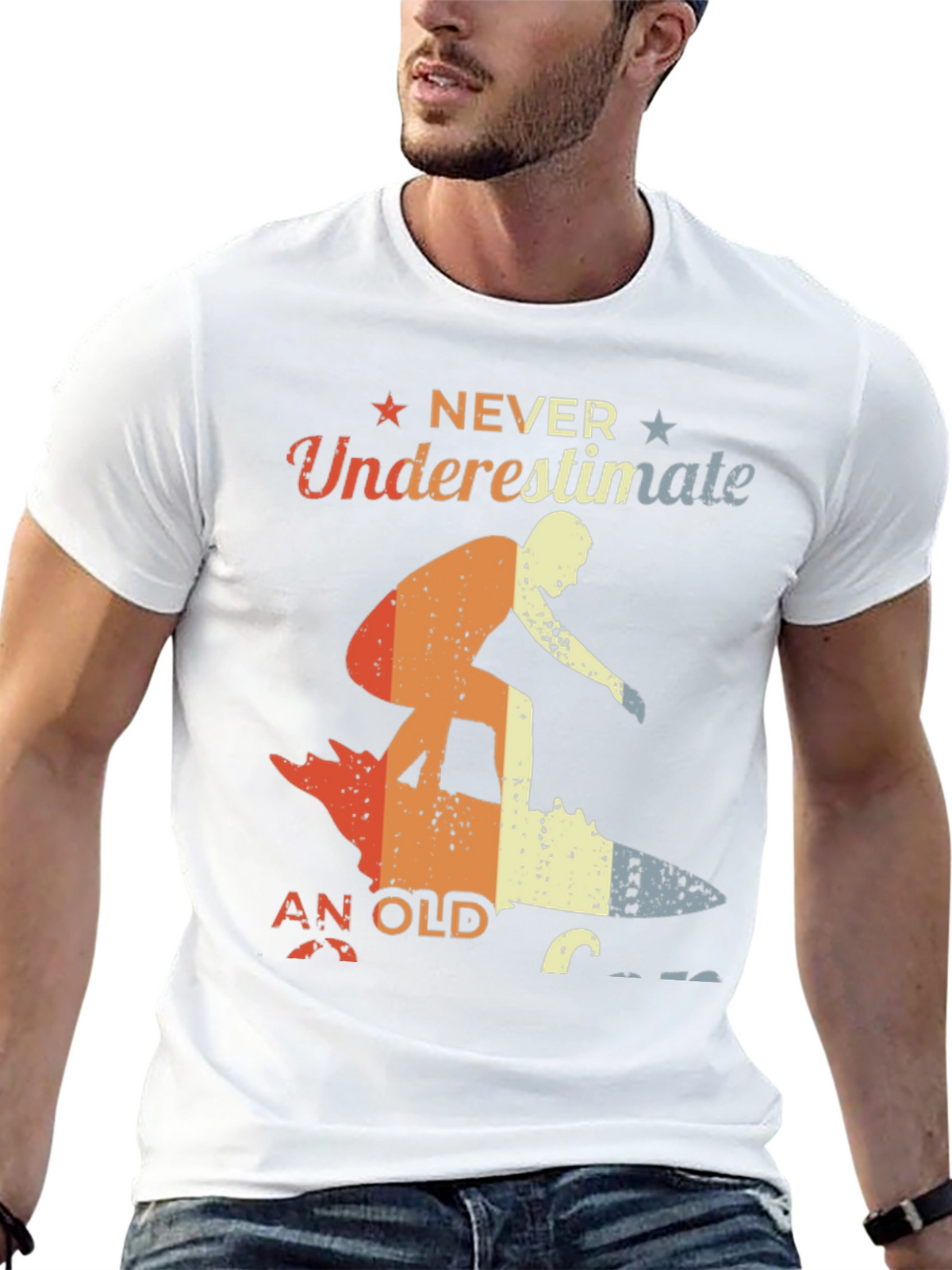 Never Underestimate An Old Surfer T-Shirt