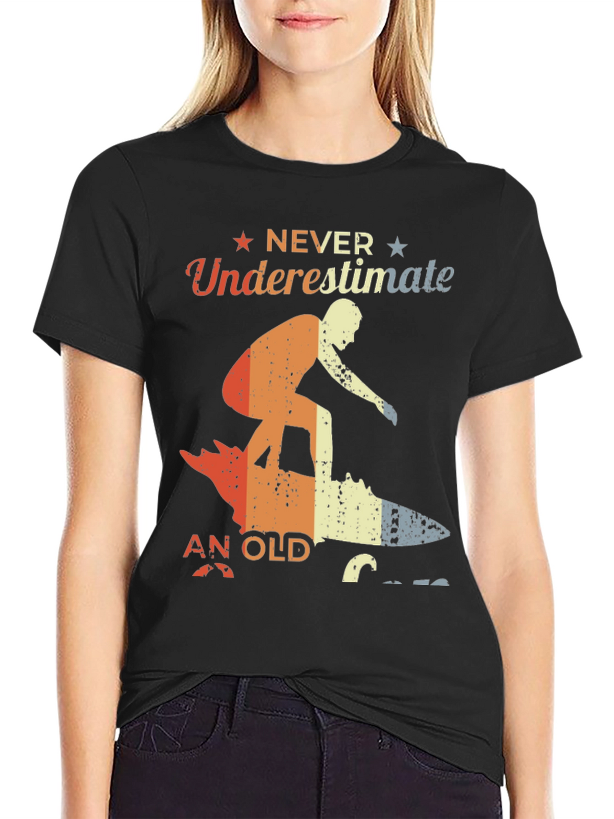 Never Underestimate An Old Surfer T-Shirt