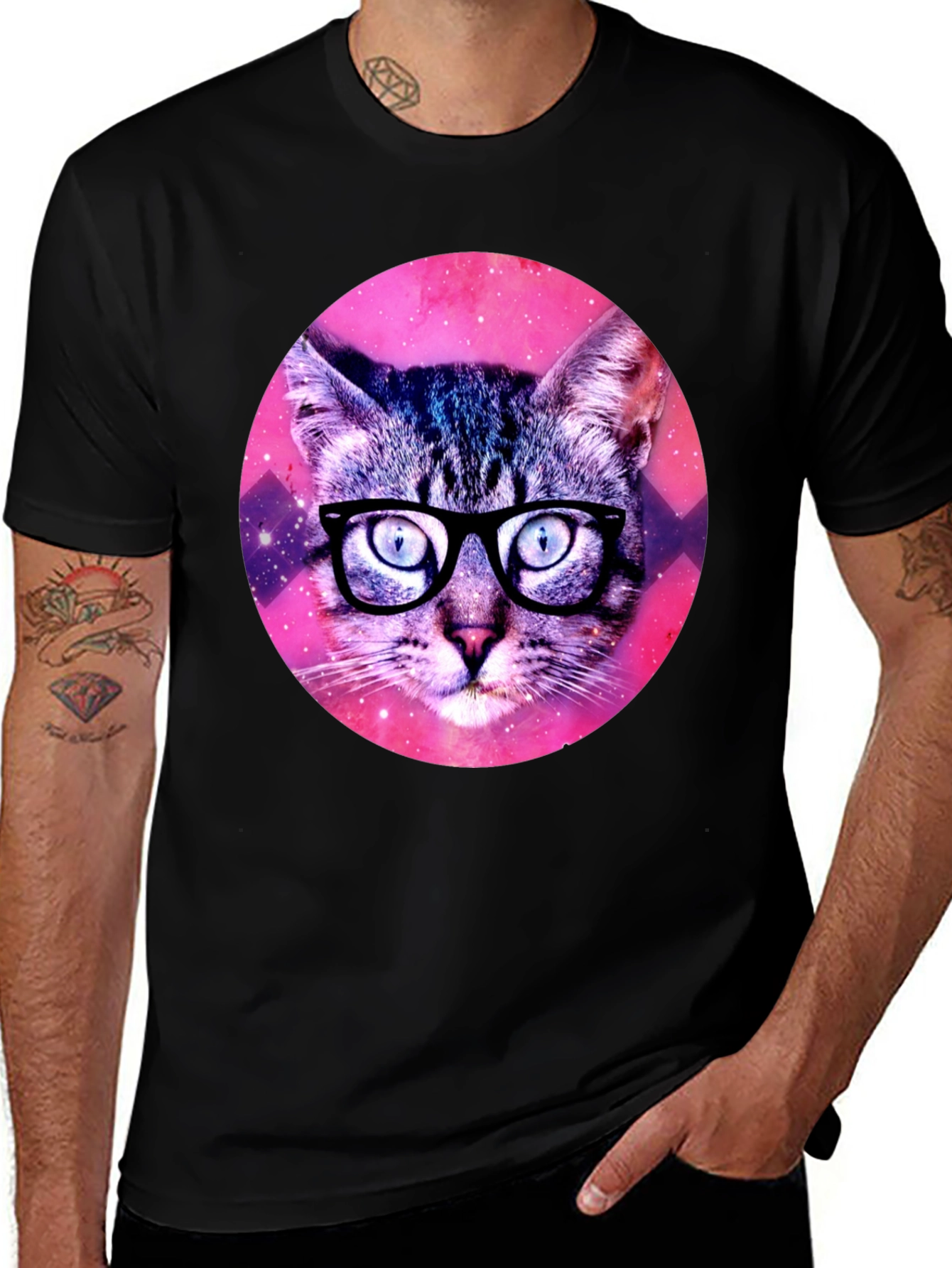 Galaxy Cat T-Shirt - Hipster Style Tee