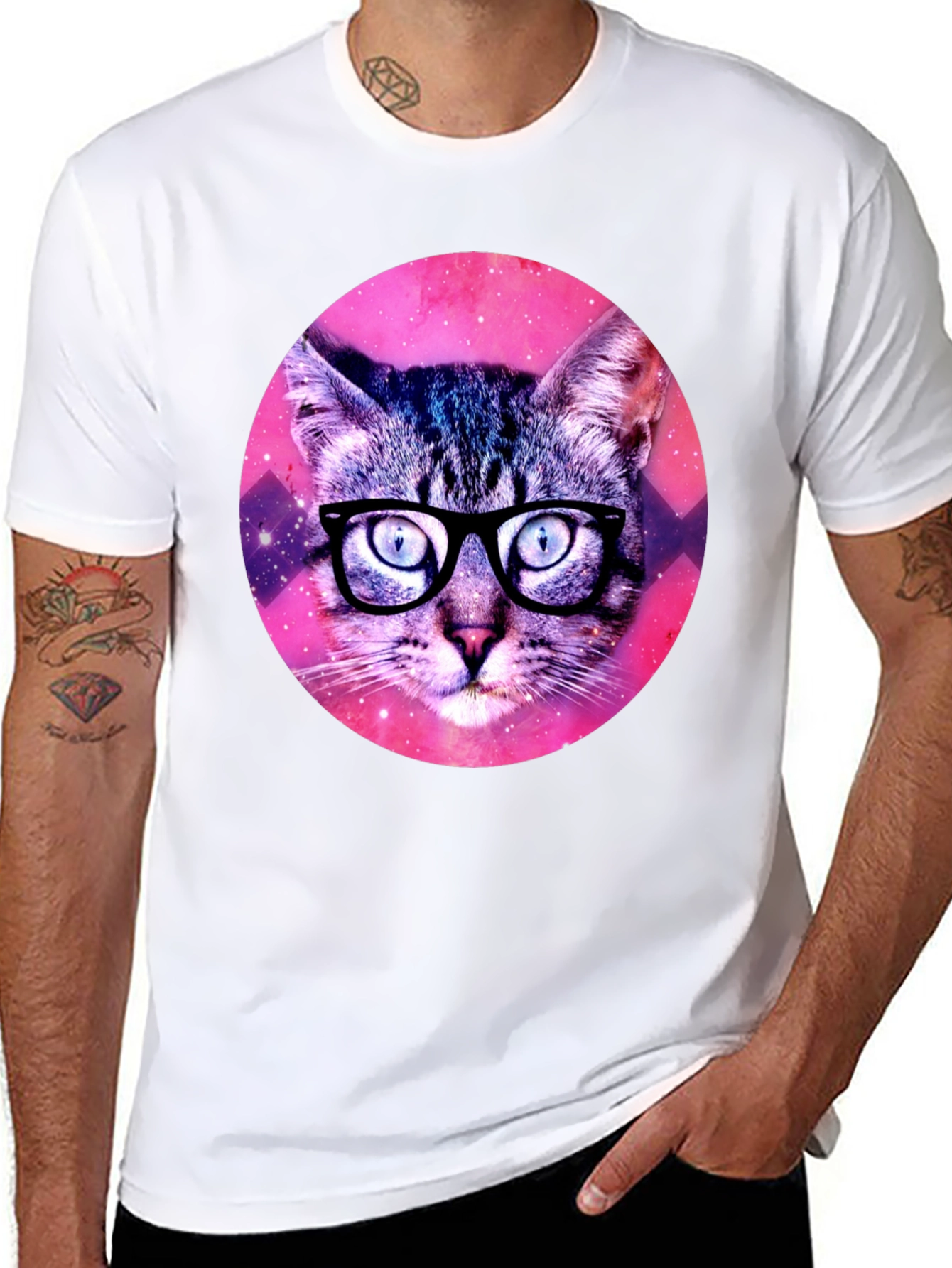 Galaxy Cat T-Shirt - Hipster Style Tee
