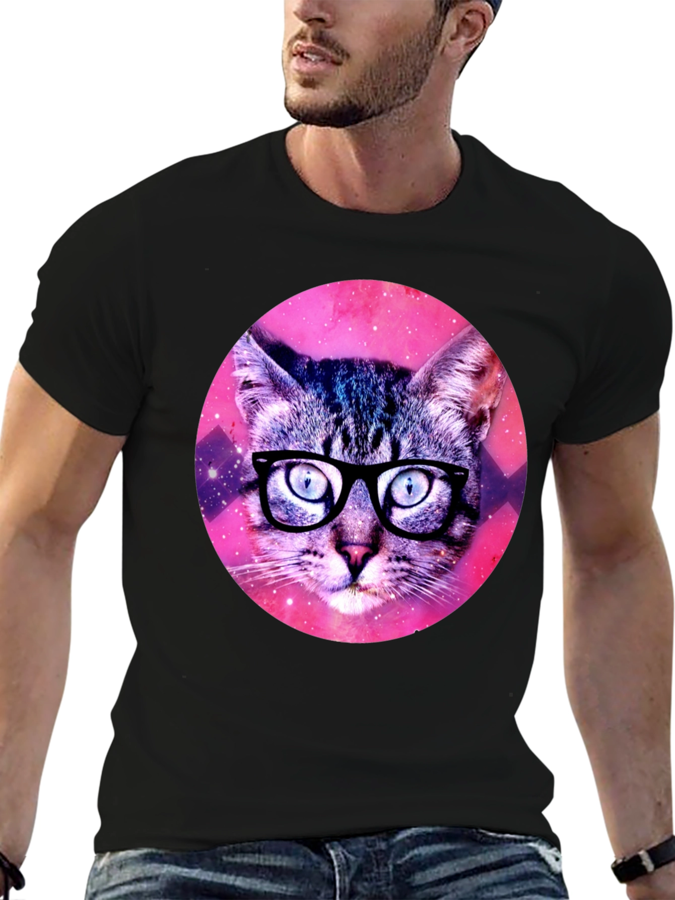 Galaxy Cat T-Shirt - Hipster Style Tee