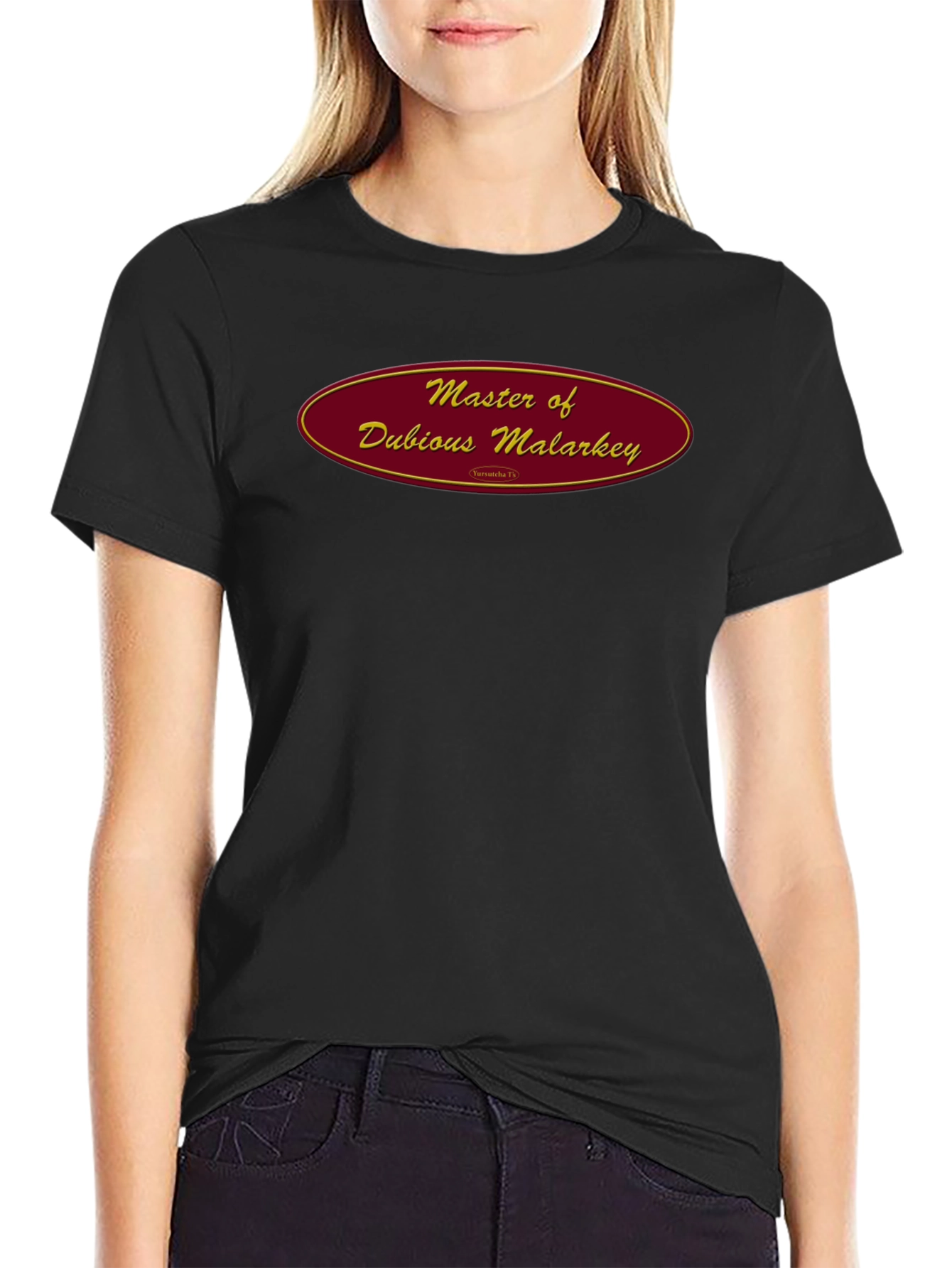 Master of Dubious Malarkey Black T-Shirt