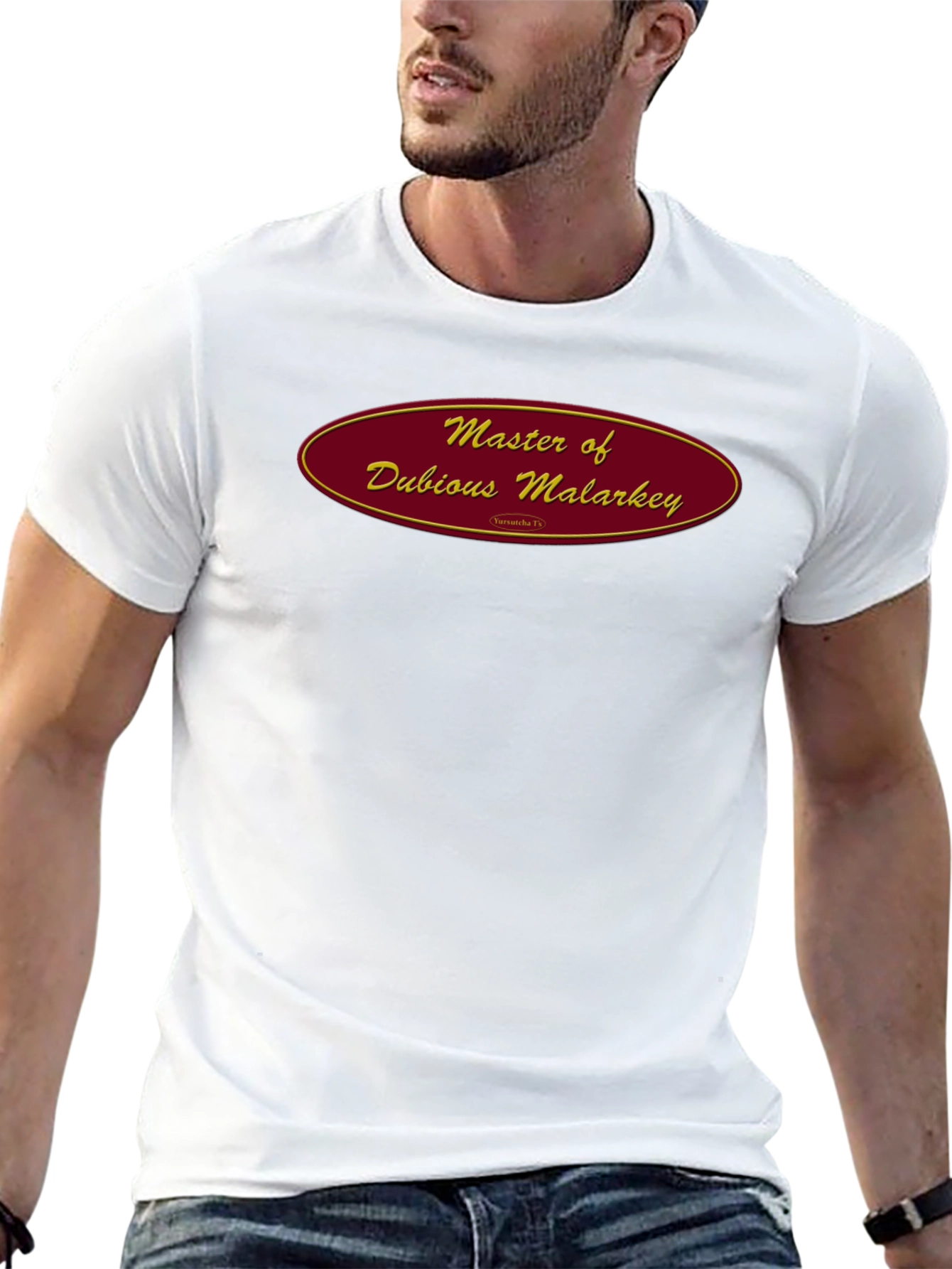 Master of Dubious Malarkey Black T-Shirt