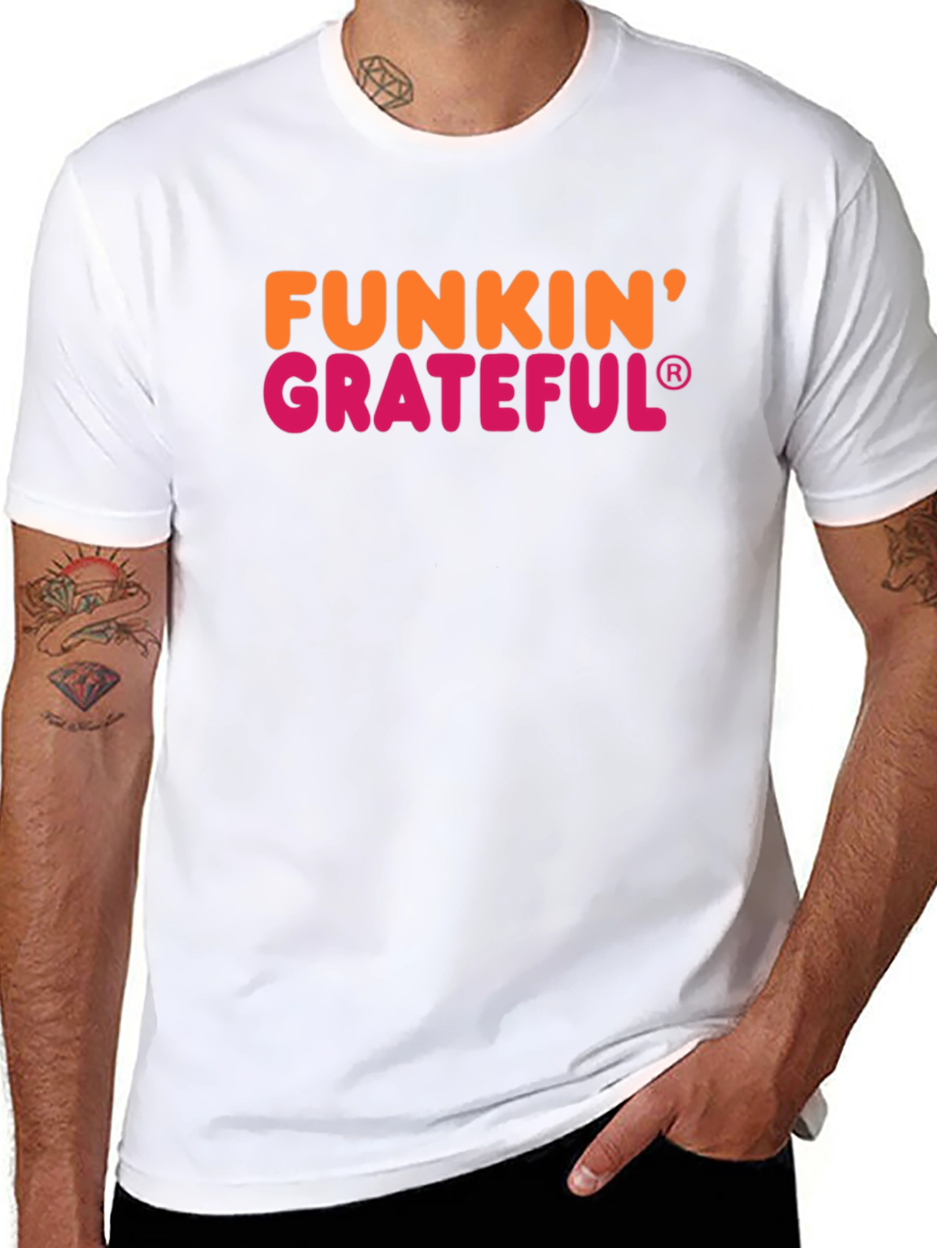 Funkin Grateful Graphic Tee - Black