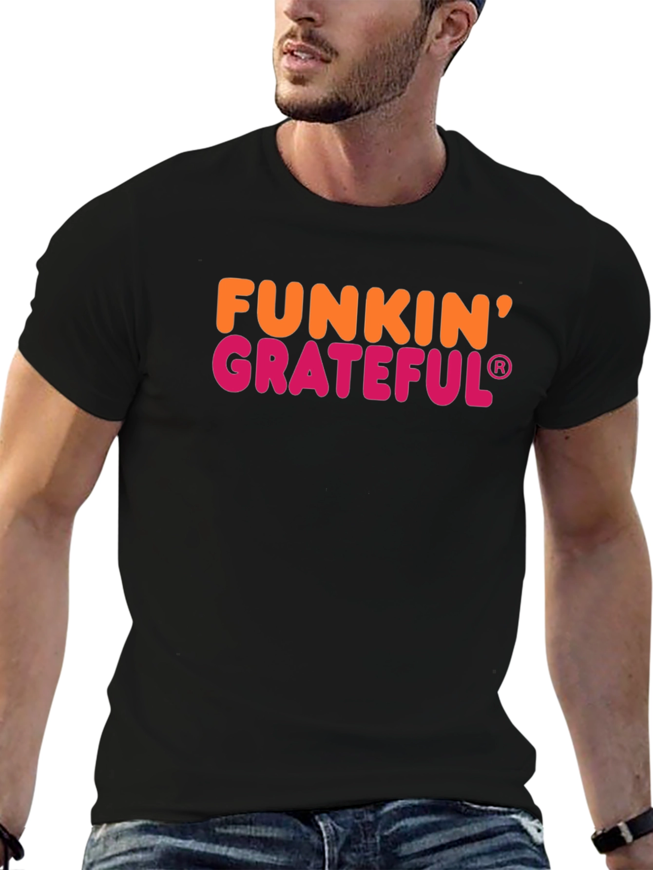 Funkin Grateful Graphic Tee - Black