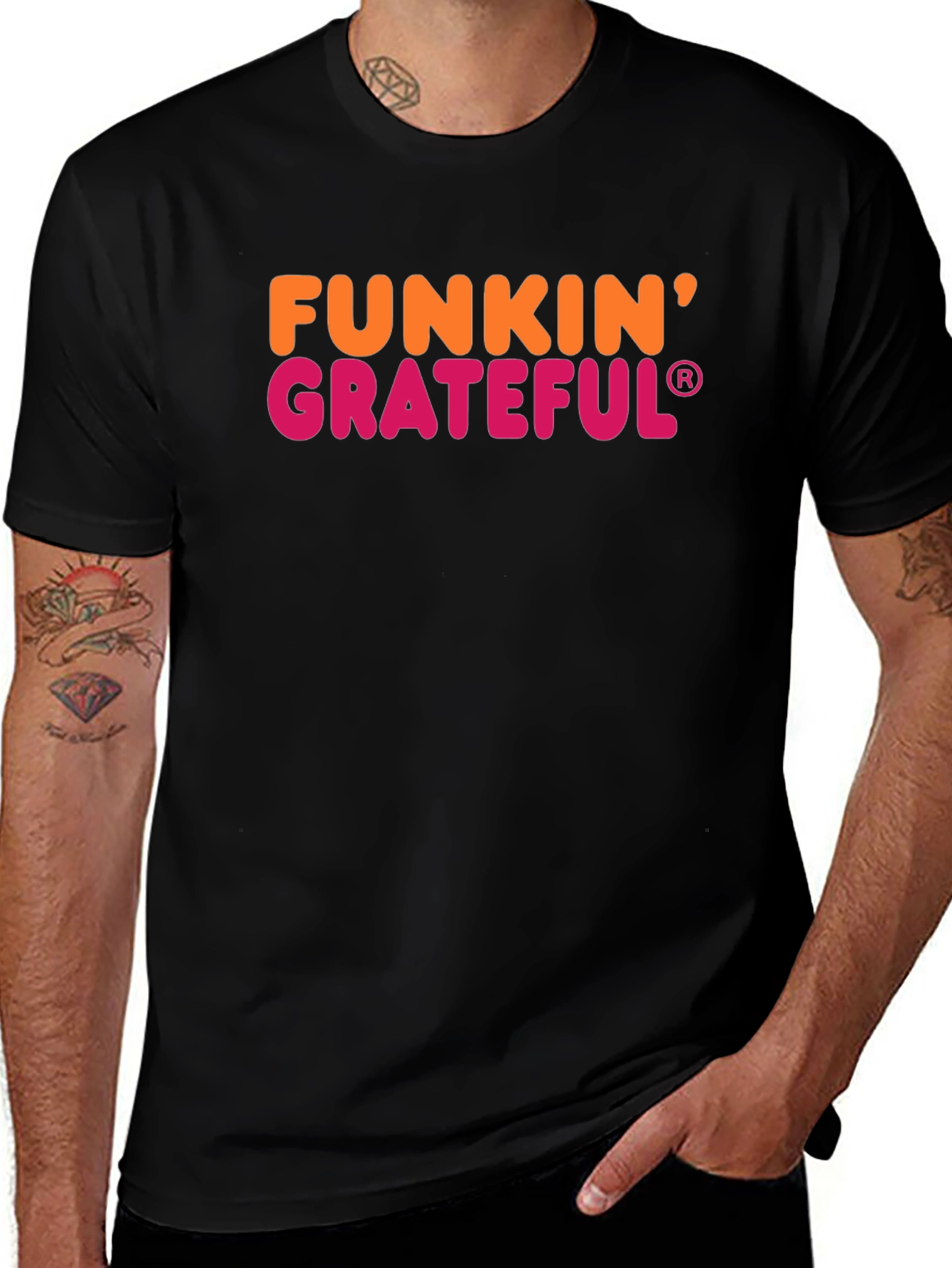 Funkin Grateful Graphic Tee - Black