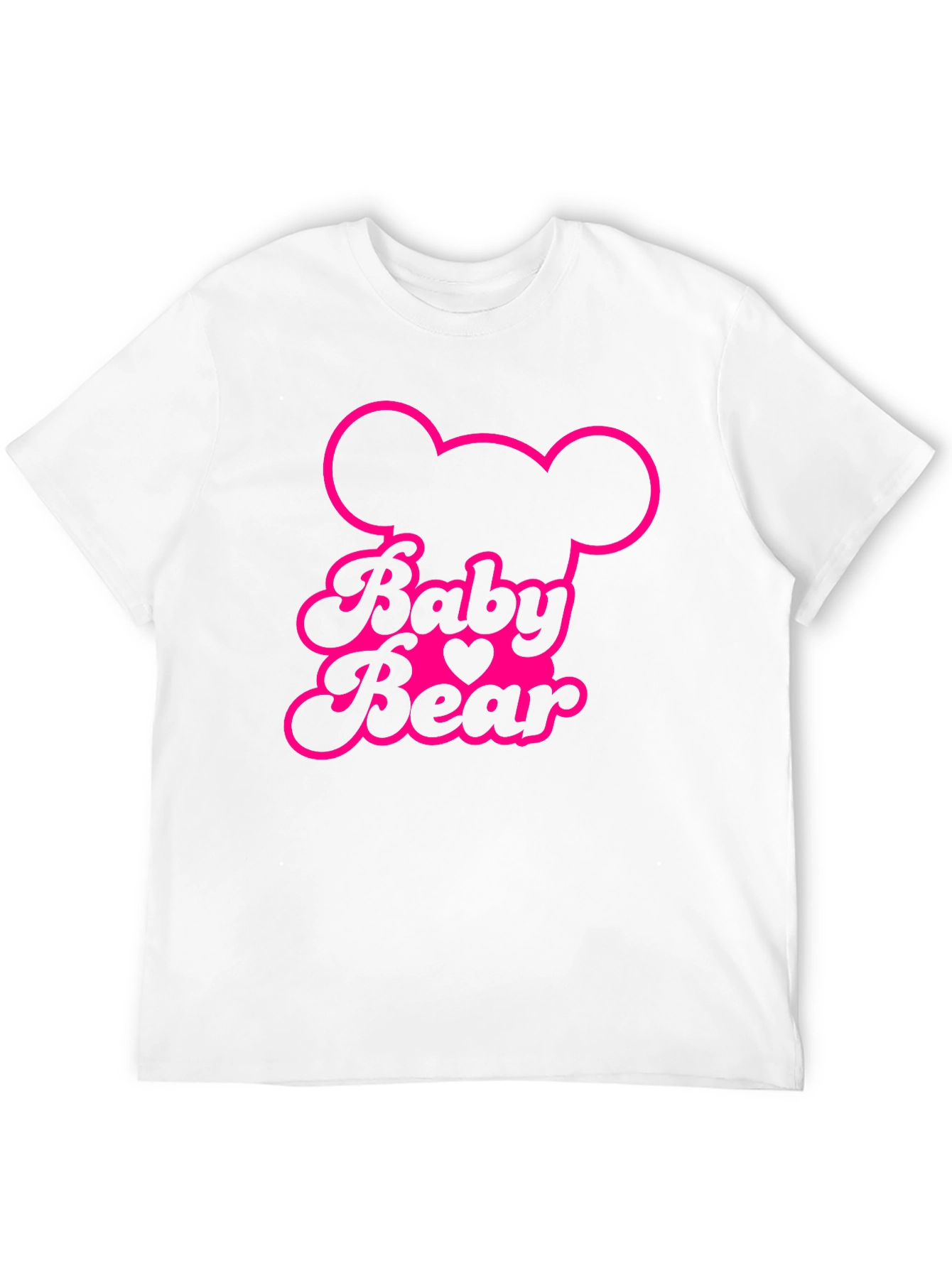Baby Bear Graphic Tee - Pink Print