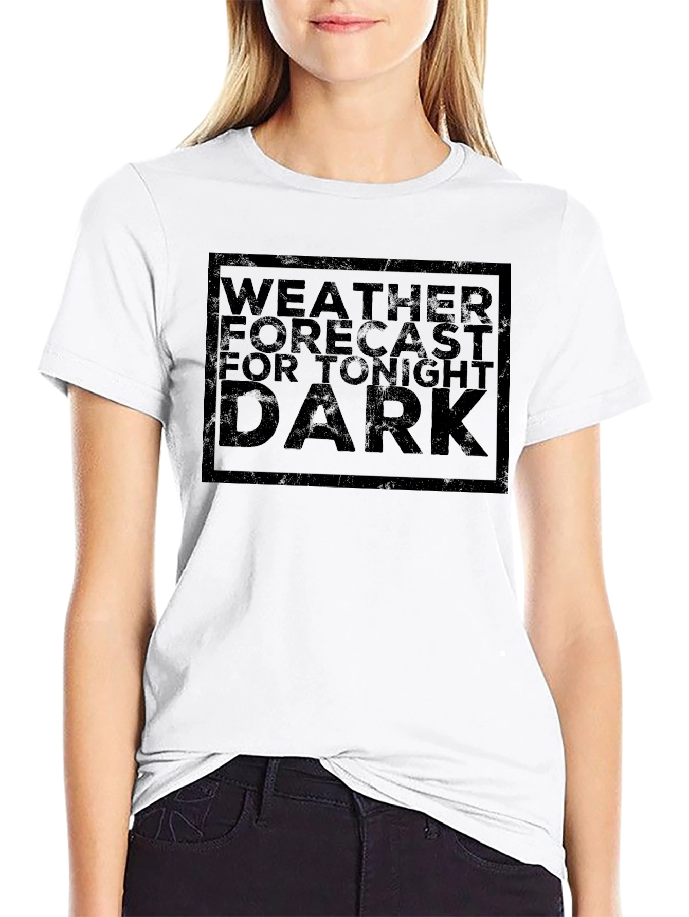 Dark Weather Forecast Graphic T-Shirt