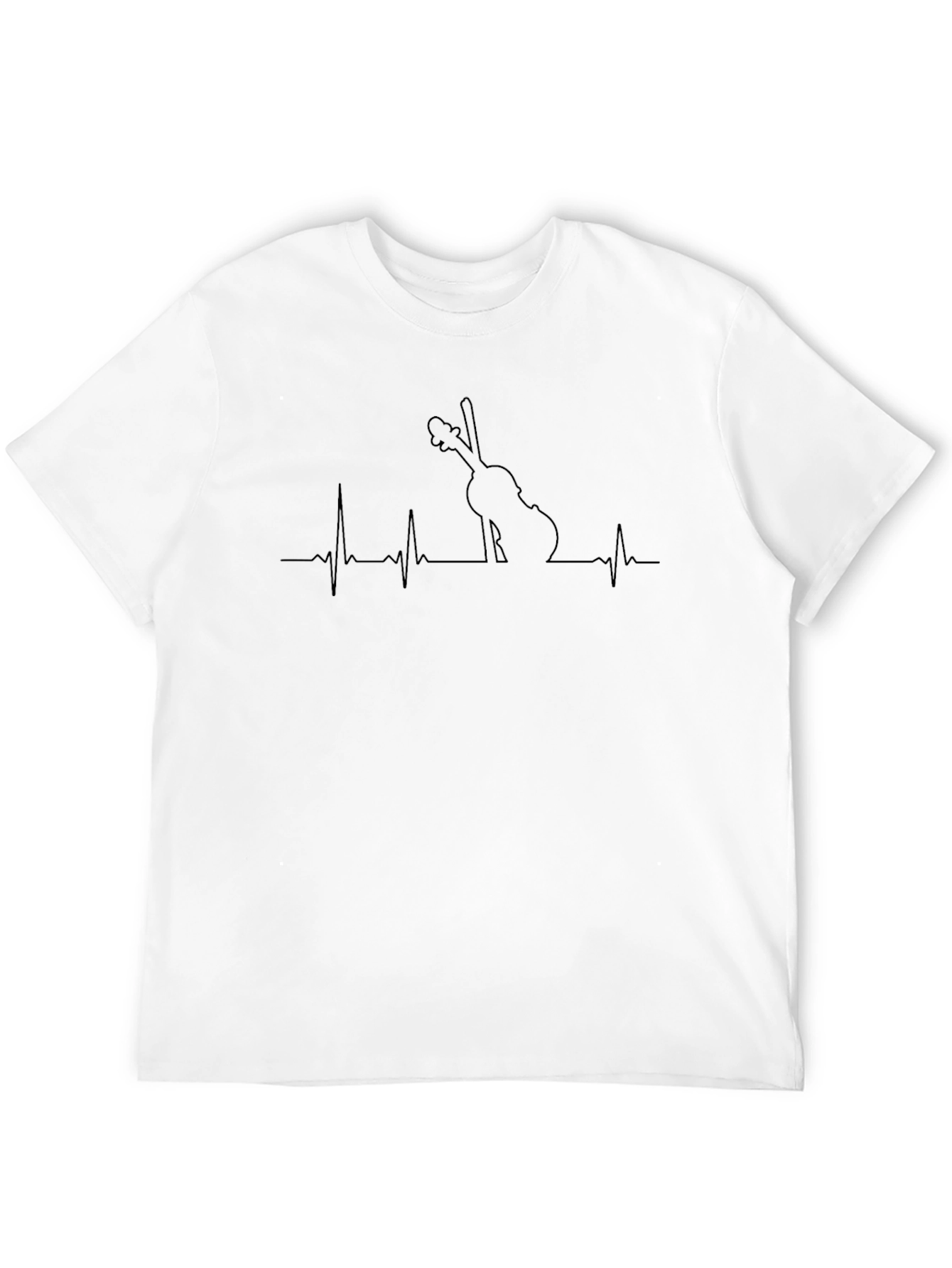 Musicians Heartbeat T-Shirt - Black