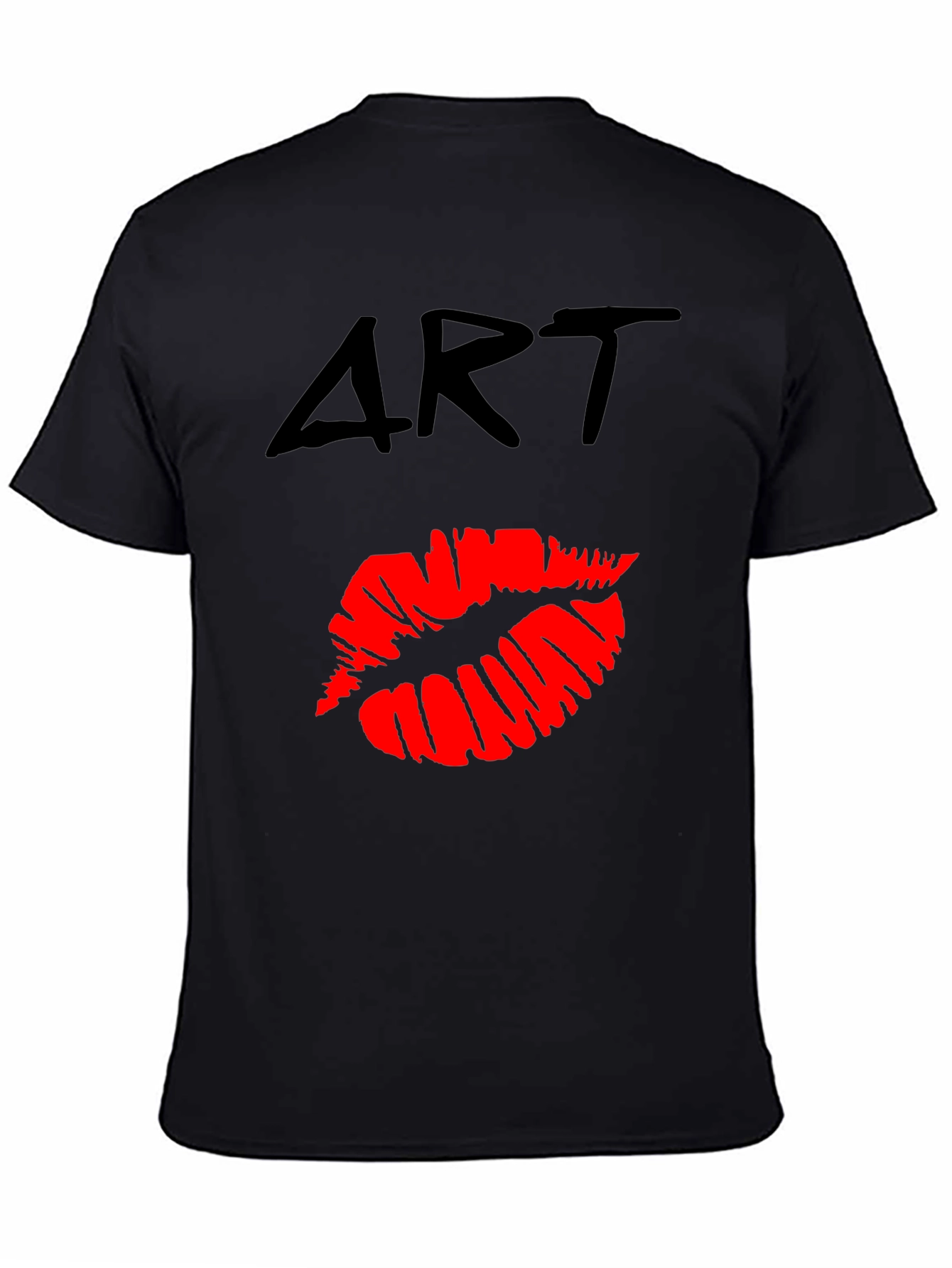 Art Lips Graphic T-Shirt - Casual Wear