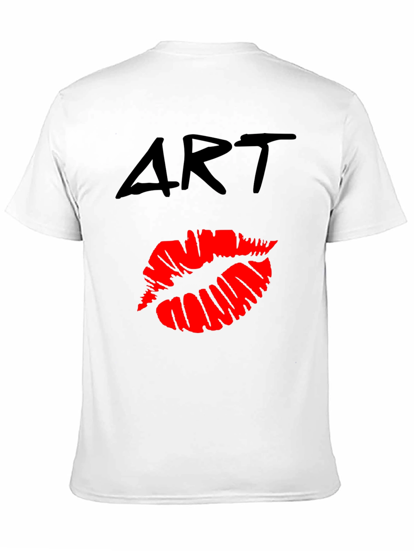 Art Lips Graphic T-Shirt - Casual Wear