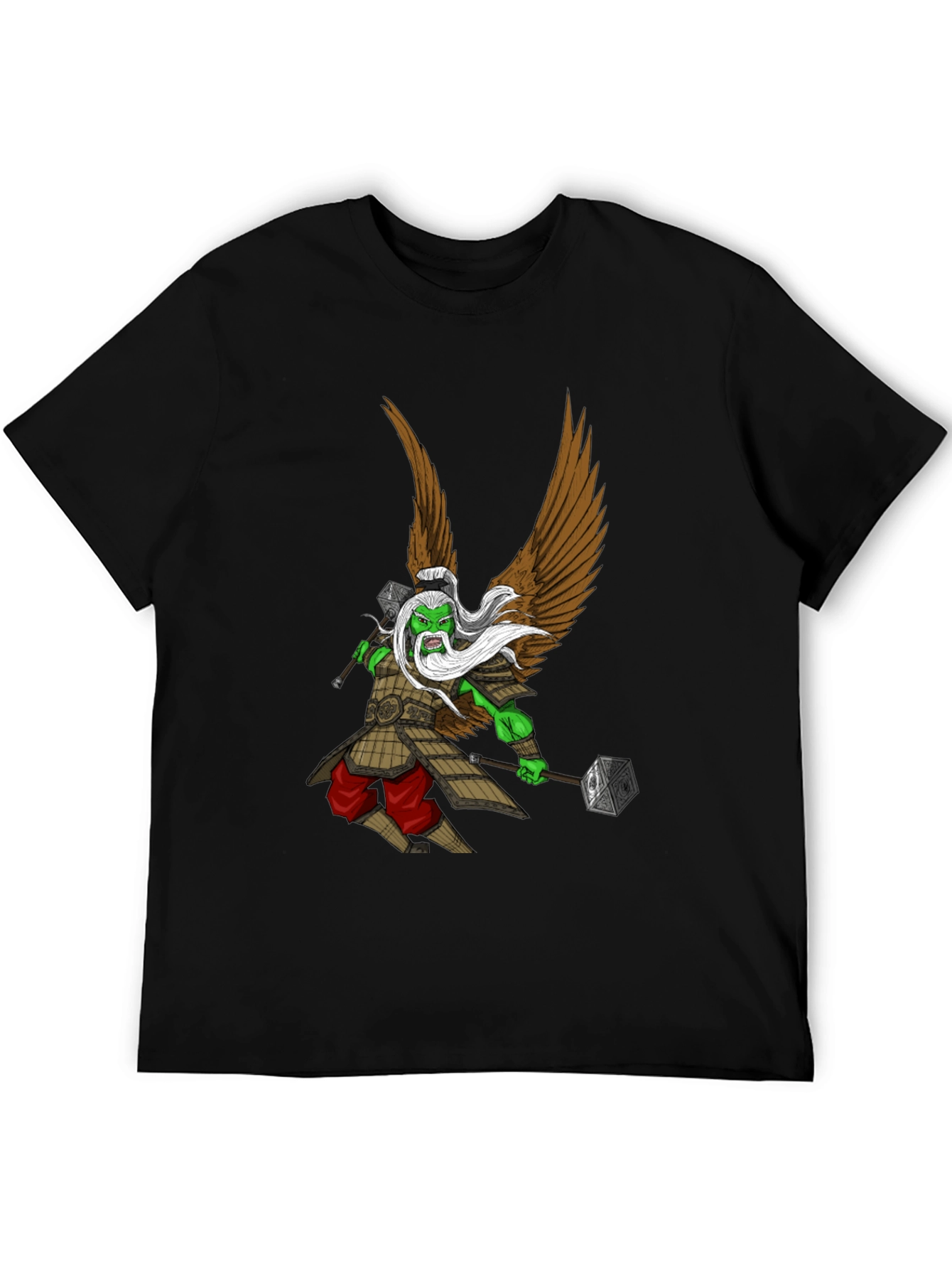 Winged Orc Warrior Graphic T-Shirt
