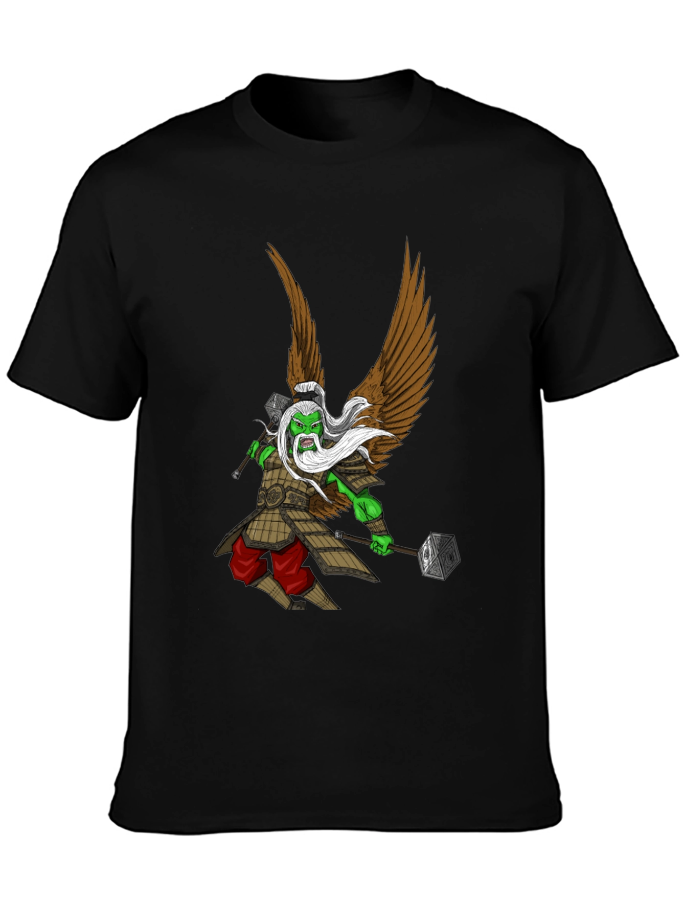 Winged Orc Warrior Graphic T-Shirt