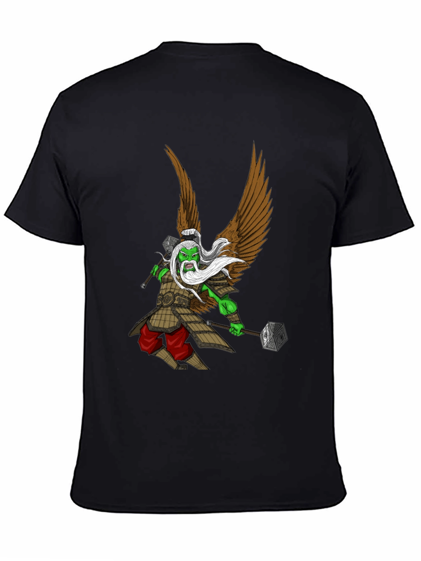 Winged Orc Warrior Graphic T-Shirt