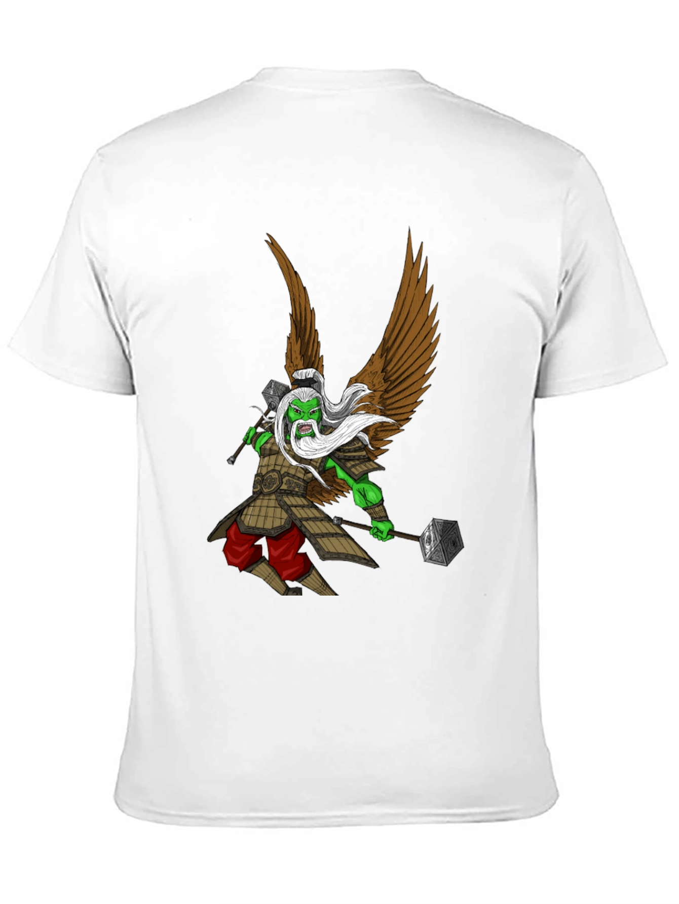 Winged Orc Warrior Graphic T-Shirt
