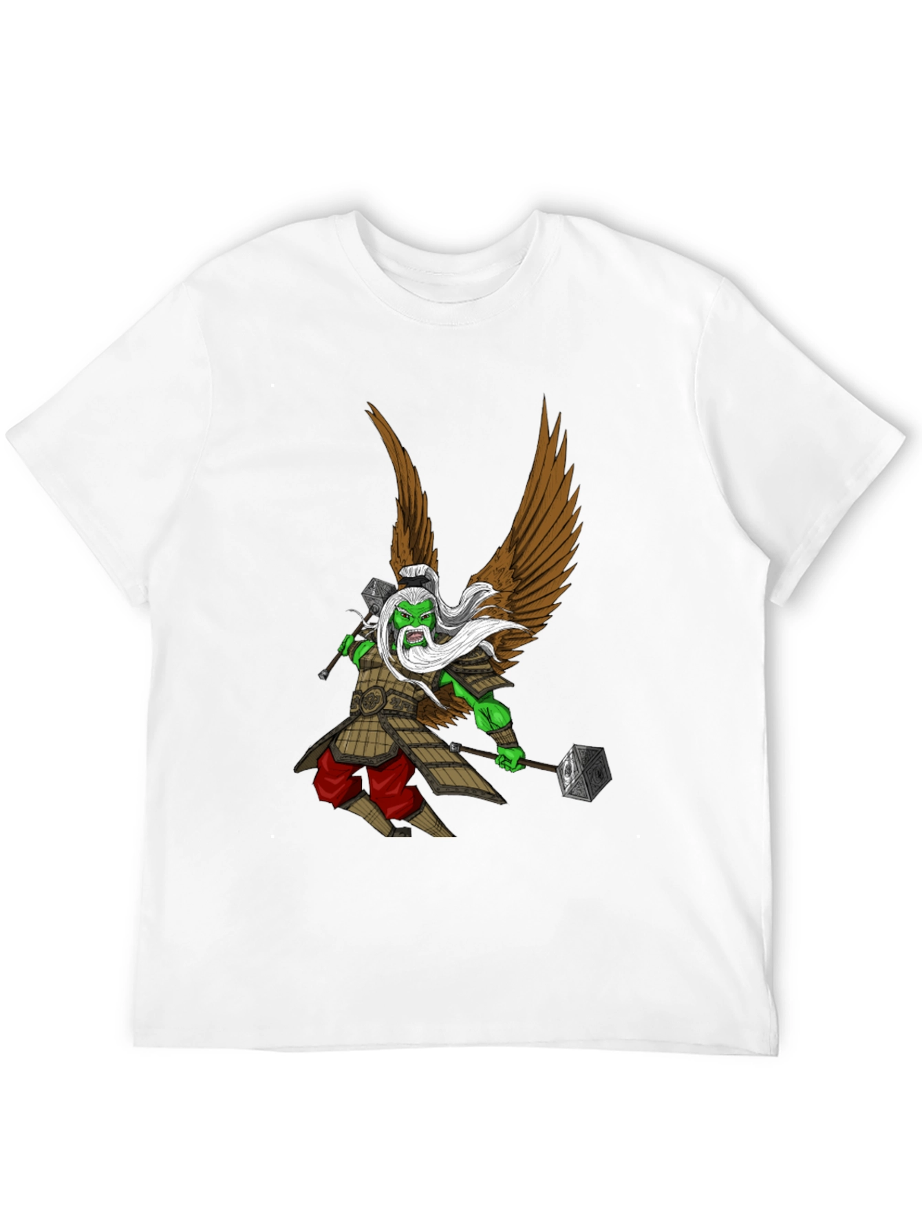 Winged Orc Warrior Graphic T-Shirt