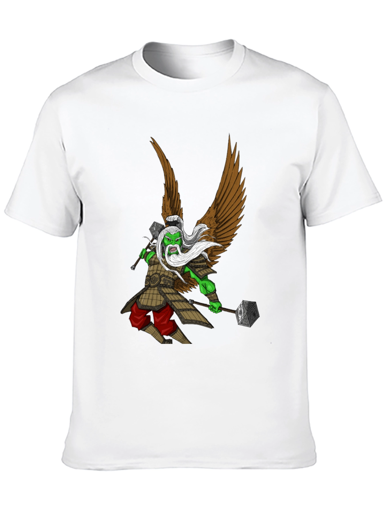 Winged Orc Warrior Graphic T-Shirt