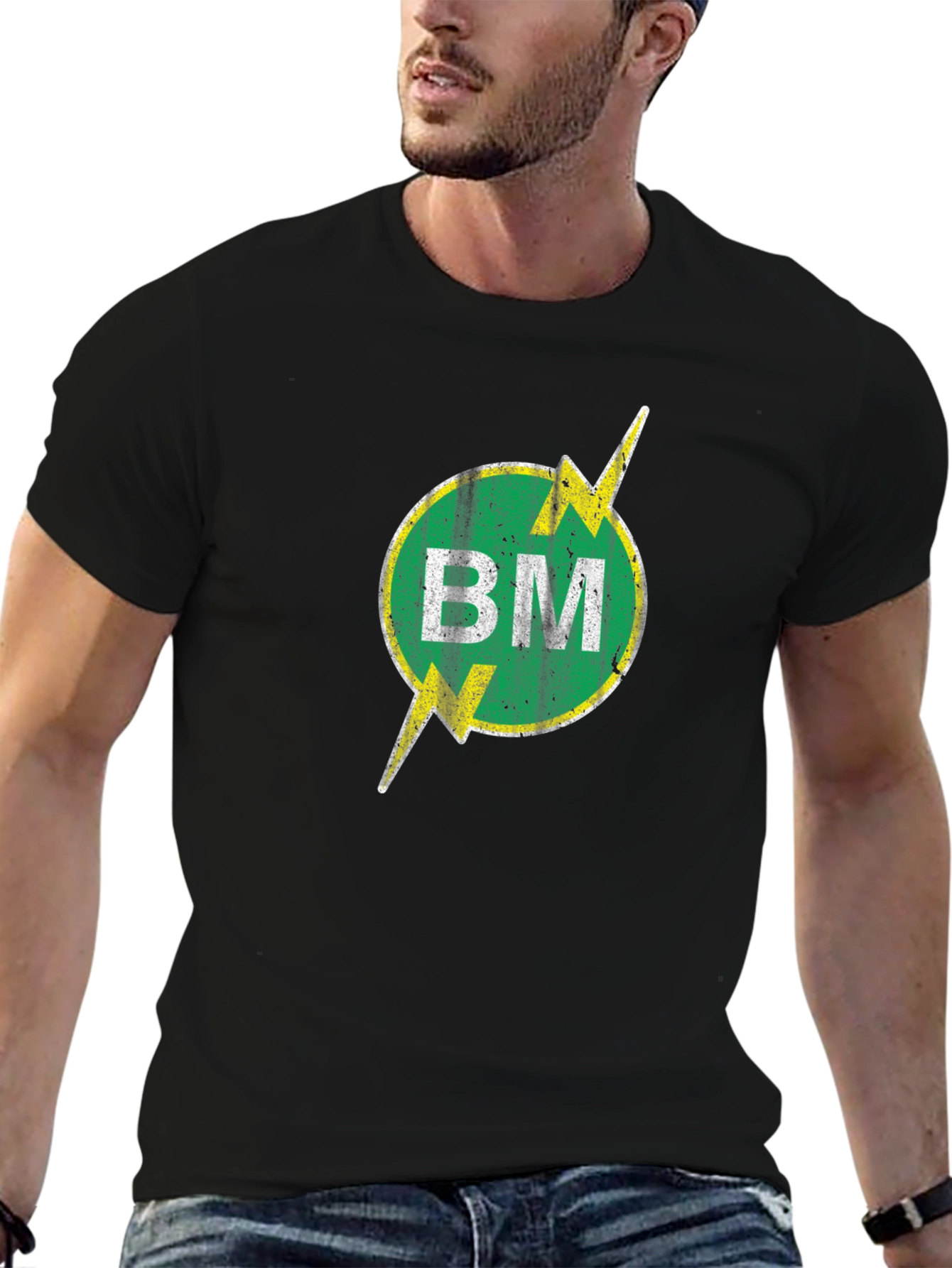 BM Bolt Tee - Retro Black T-Shirt