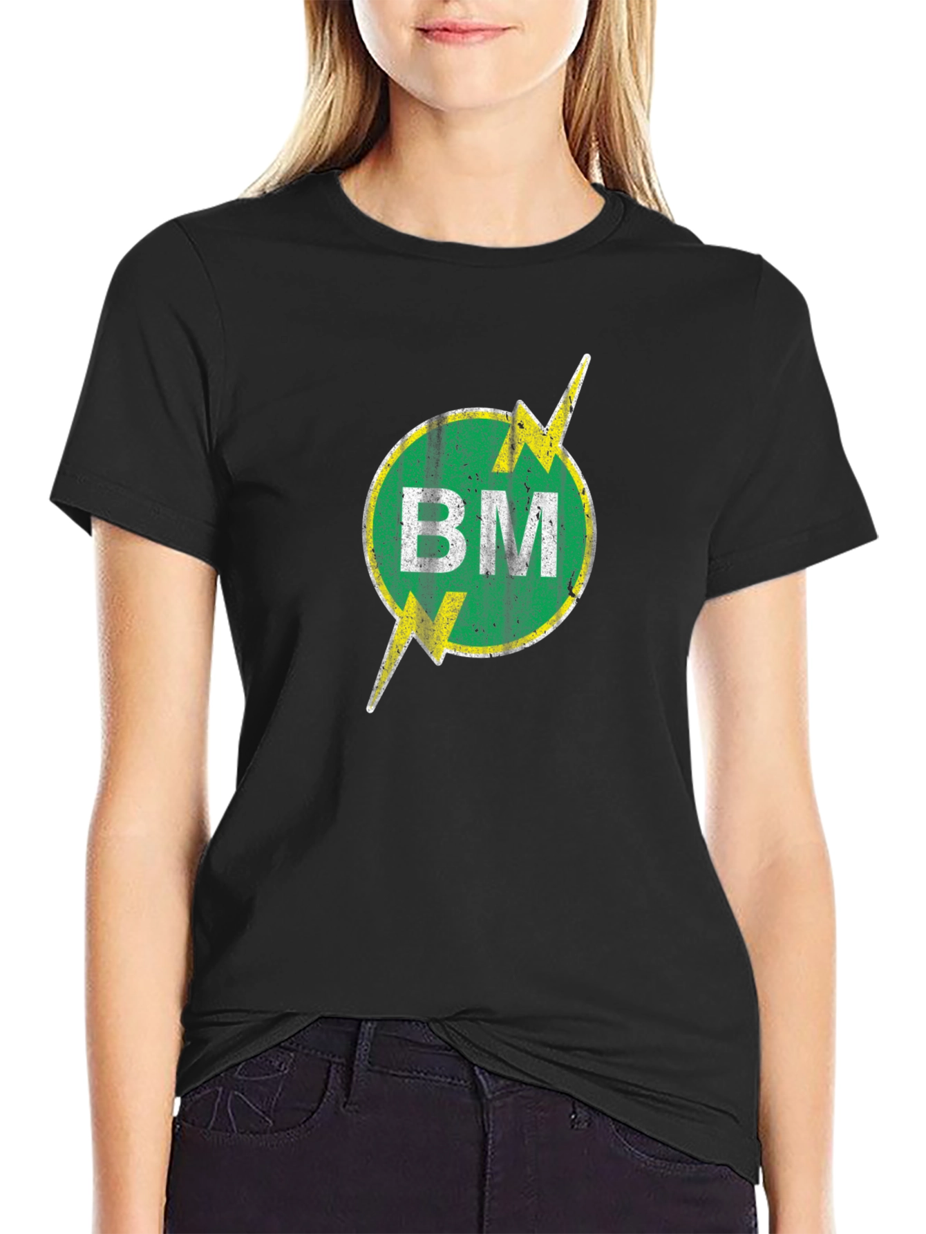 BM Bolt Tee - Retro Black T-Shirt
