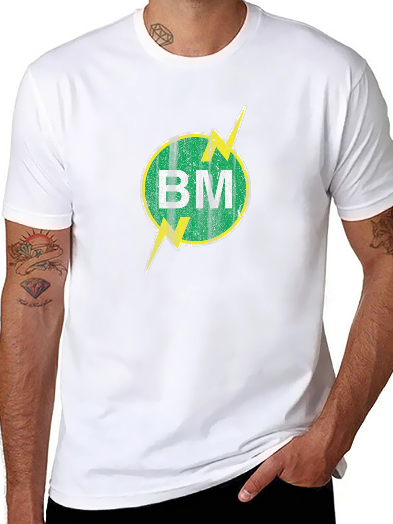 BM Bolt Tee - Retro Black T-Shirt