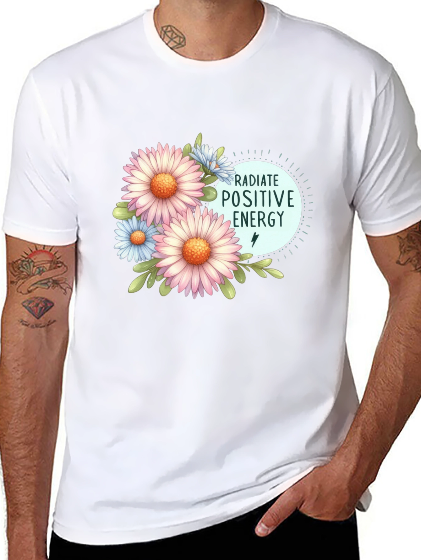 Radiate Positive Energy Graphic T-Shirt