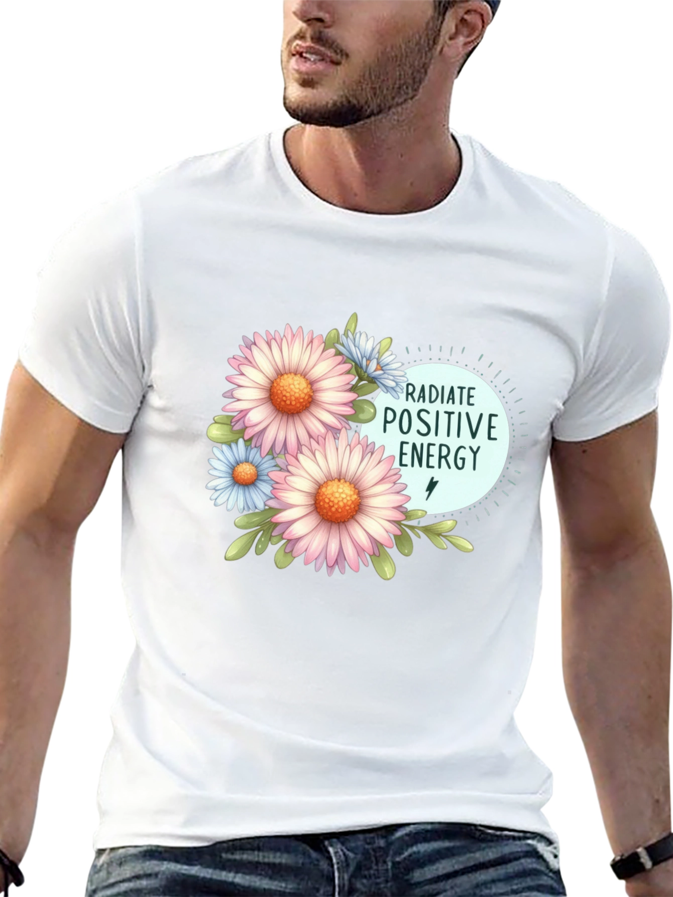 Radiate Positive Energy Graphic T-Shirt