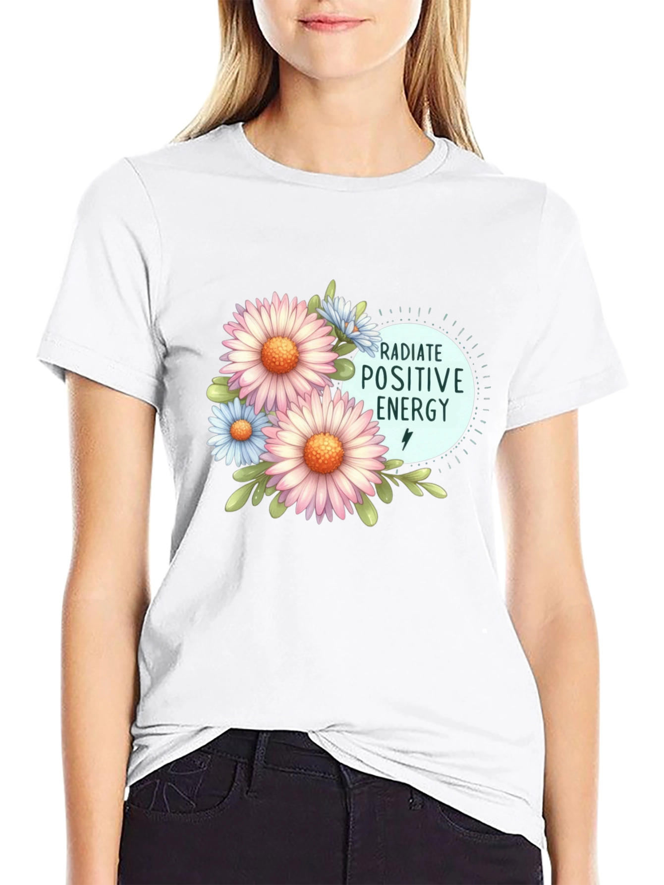 Radiate Positive Energy Graphic T-Shirt
