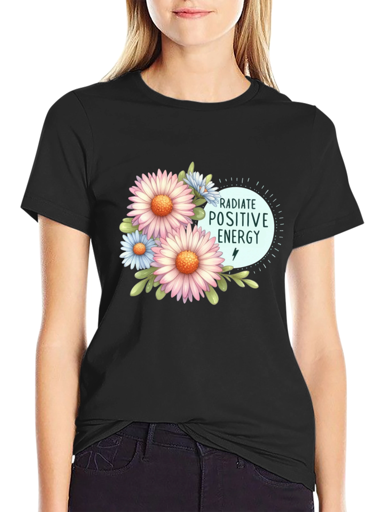 Radiate Positive Energy Graphic T-Shirt