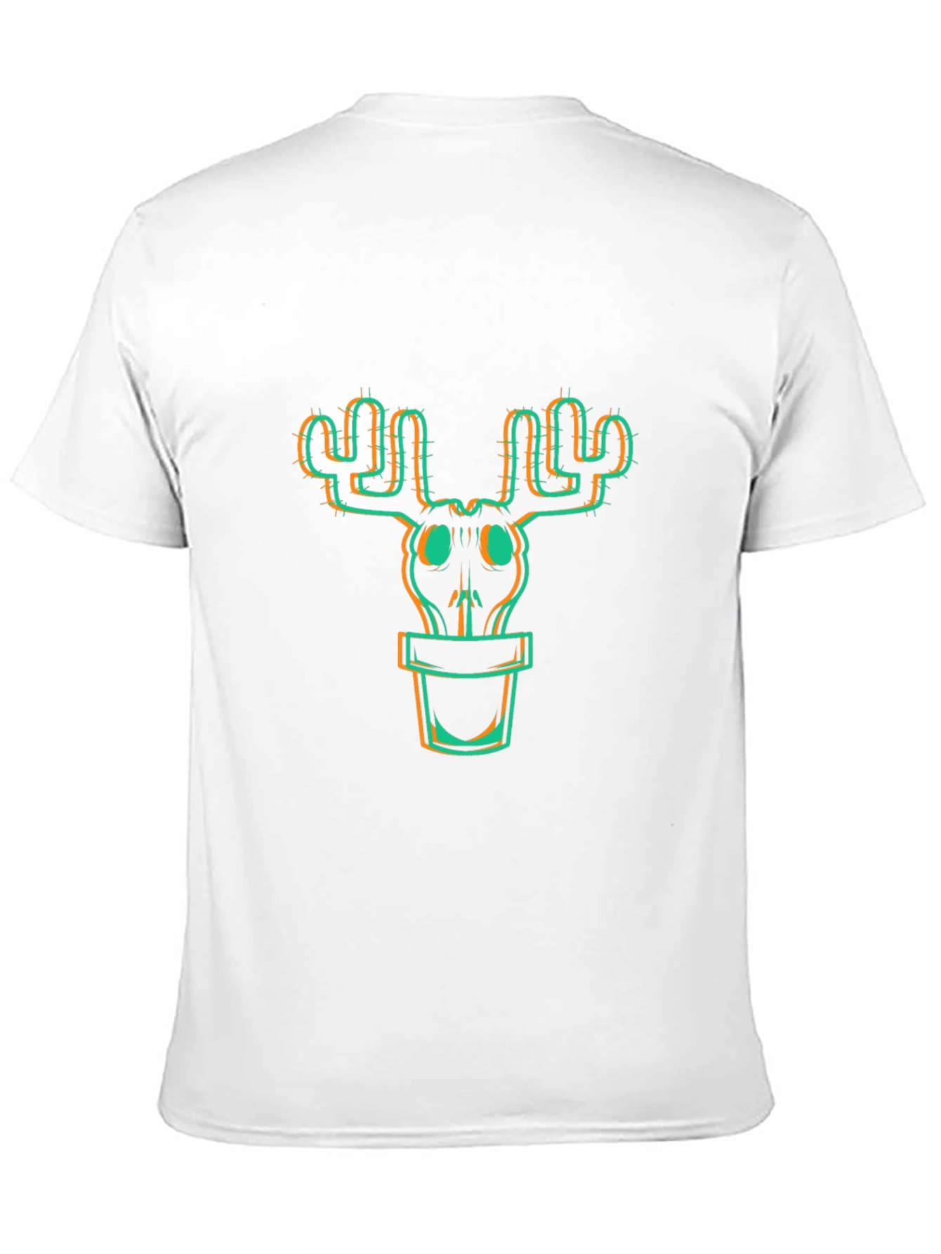 Cactus Skull Graphic Tee - Trendy Unisex T-Shirt
