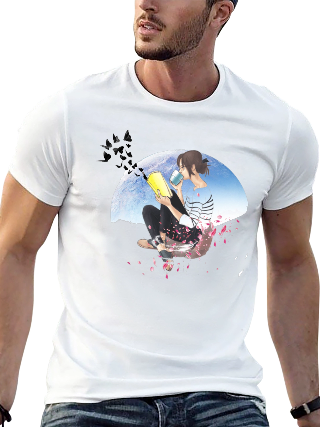 Relaxed Reader T-Shirt - Stylish Comfort