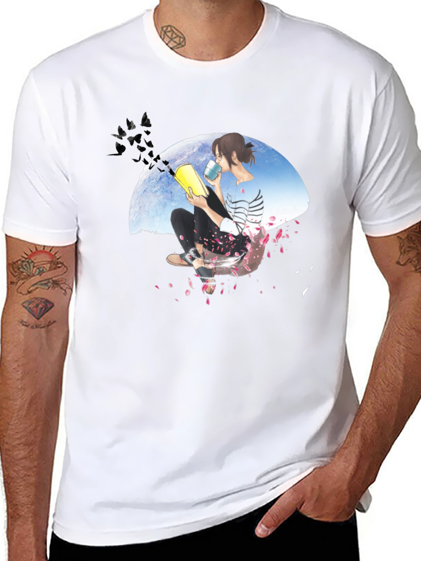 Relaxed Reader T-Shirt - Stylish Comfort