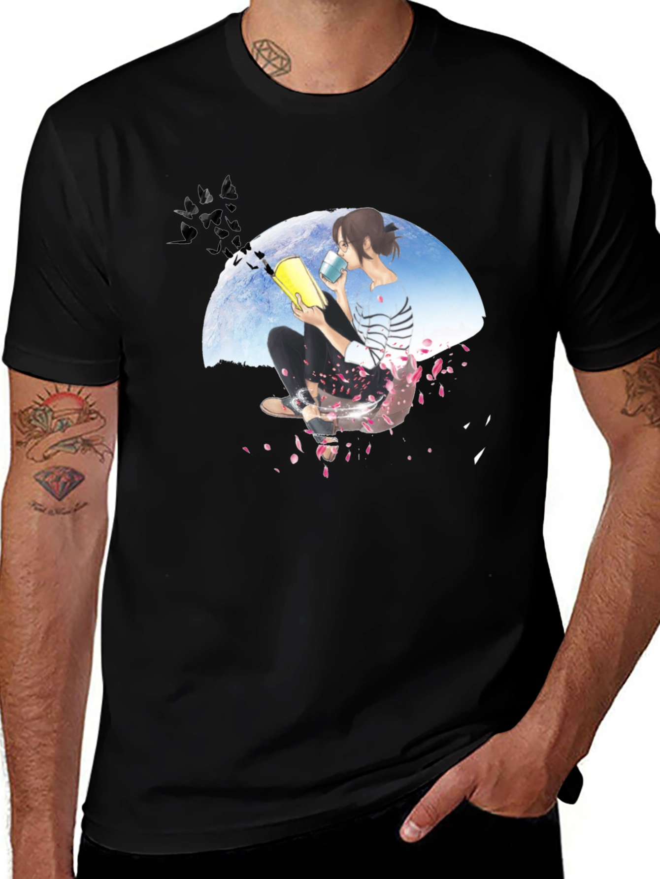 Relaxed Reader T-Shirt - Stylish Comfort