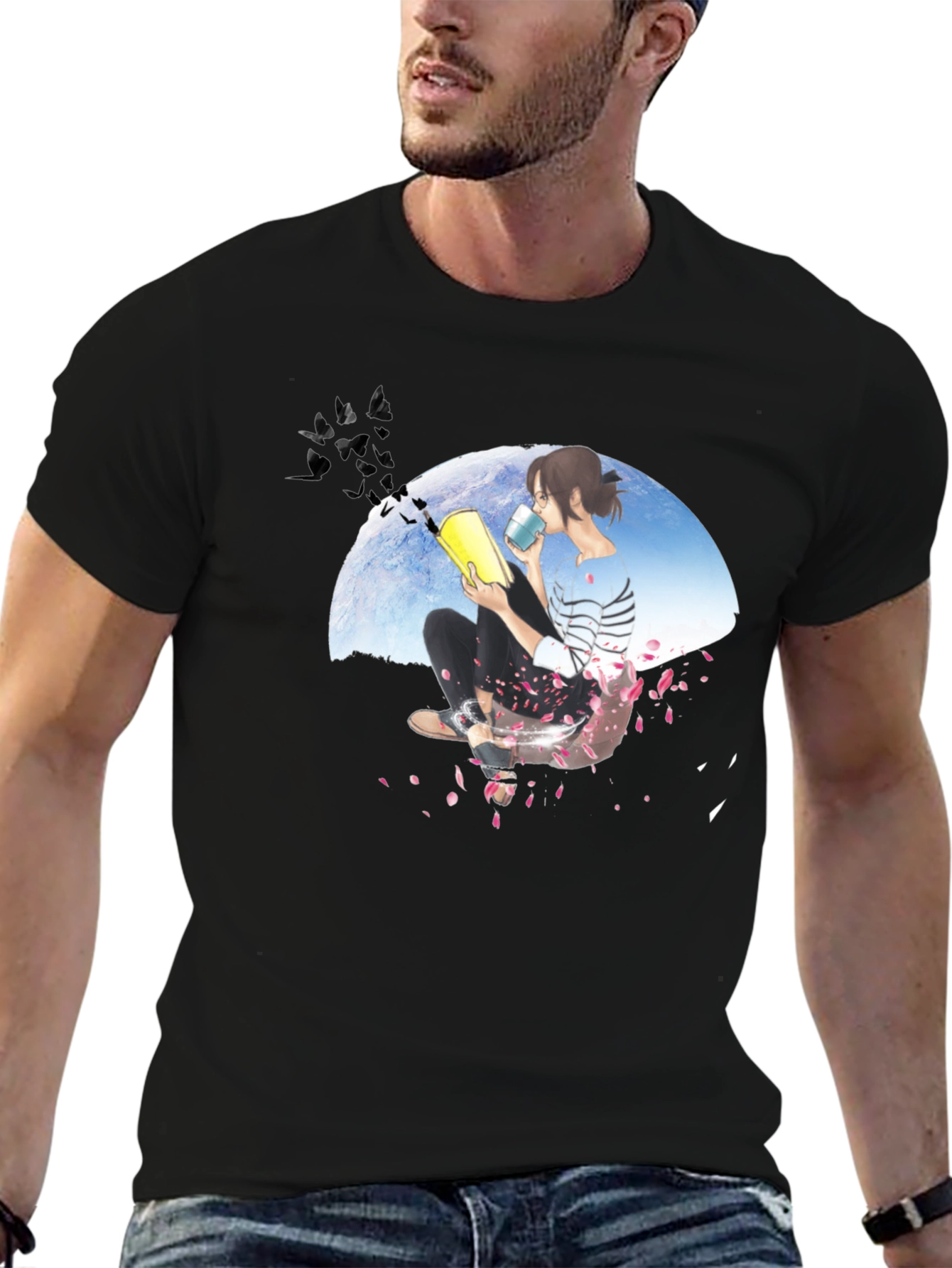 Relaxed Reader T-Shirt - Stylish Comfort