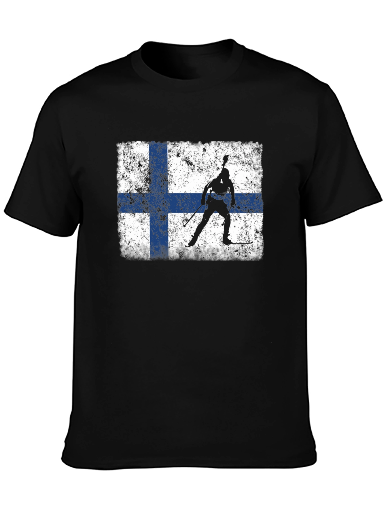 Finland Flag Biathlon T-Shirt