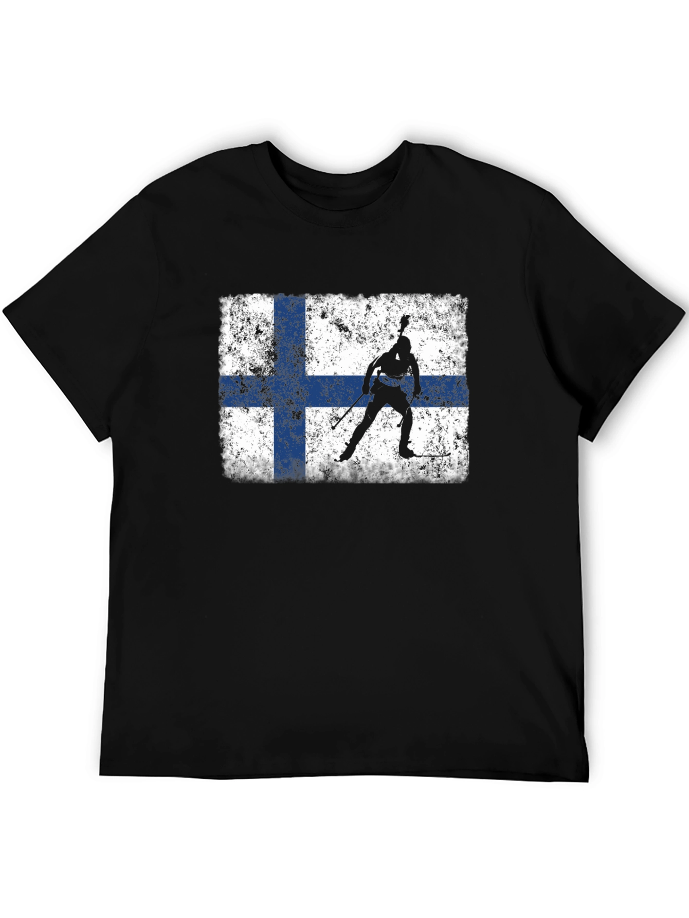 Finland Flag Biathlon T-Shirt