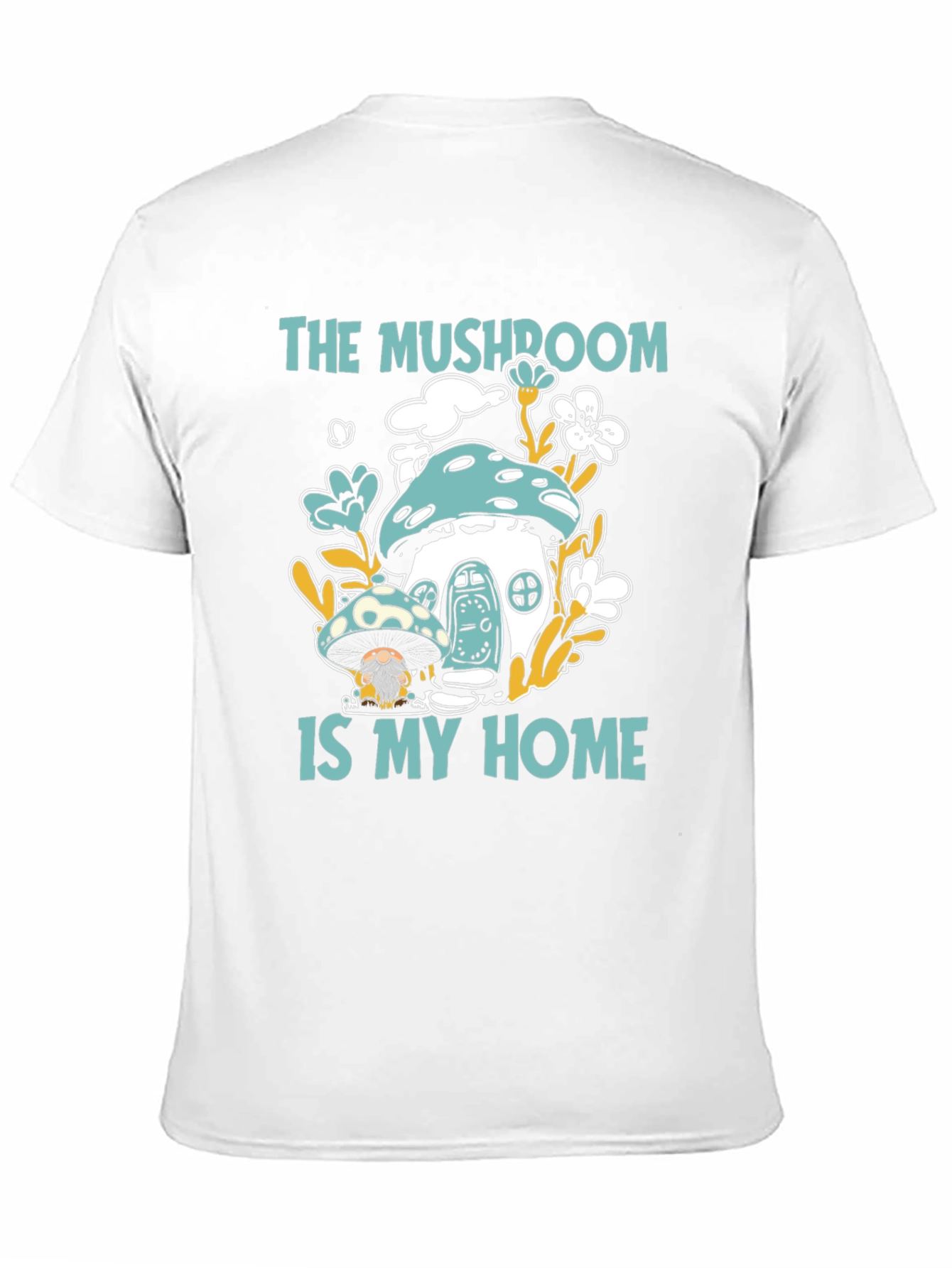 Mushroom Home Graphic Tee - Funky & Unique Design