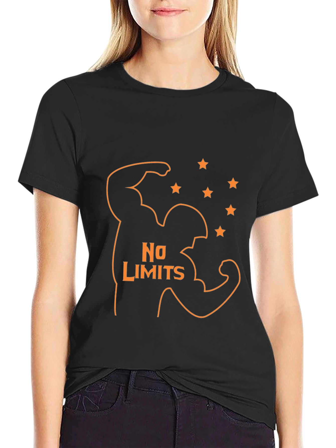 No Limits Graphic Tee - Black
