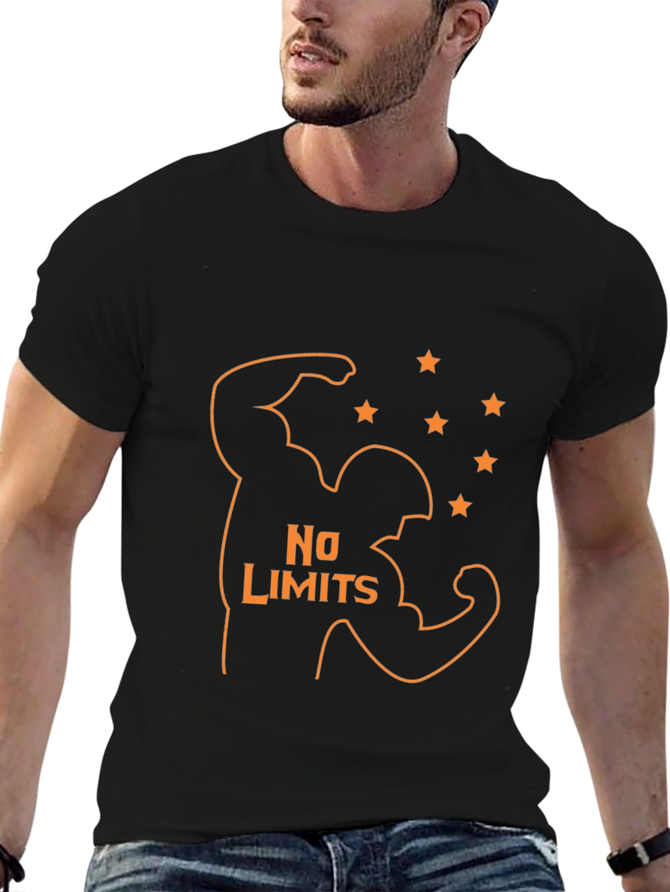 No Limits Graphic Tee - Black