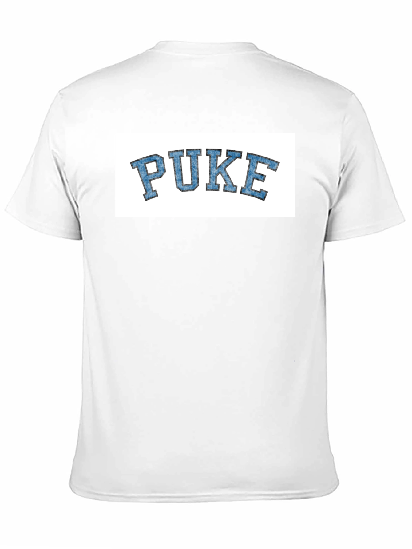 Novelty PUKE Graphic Tee - College Style