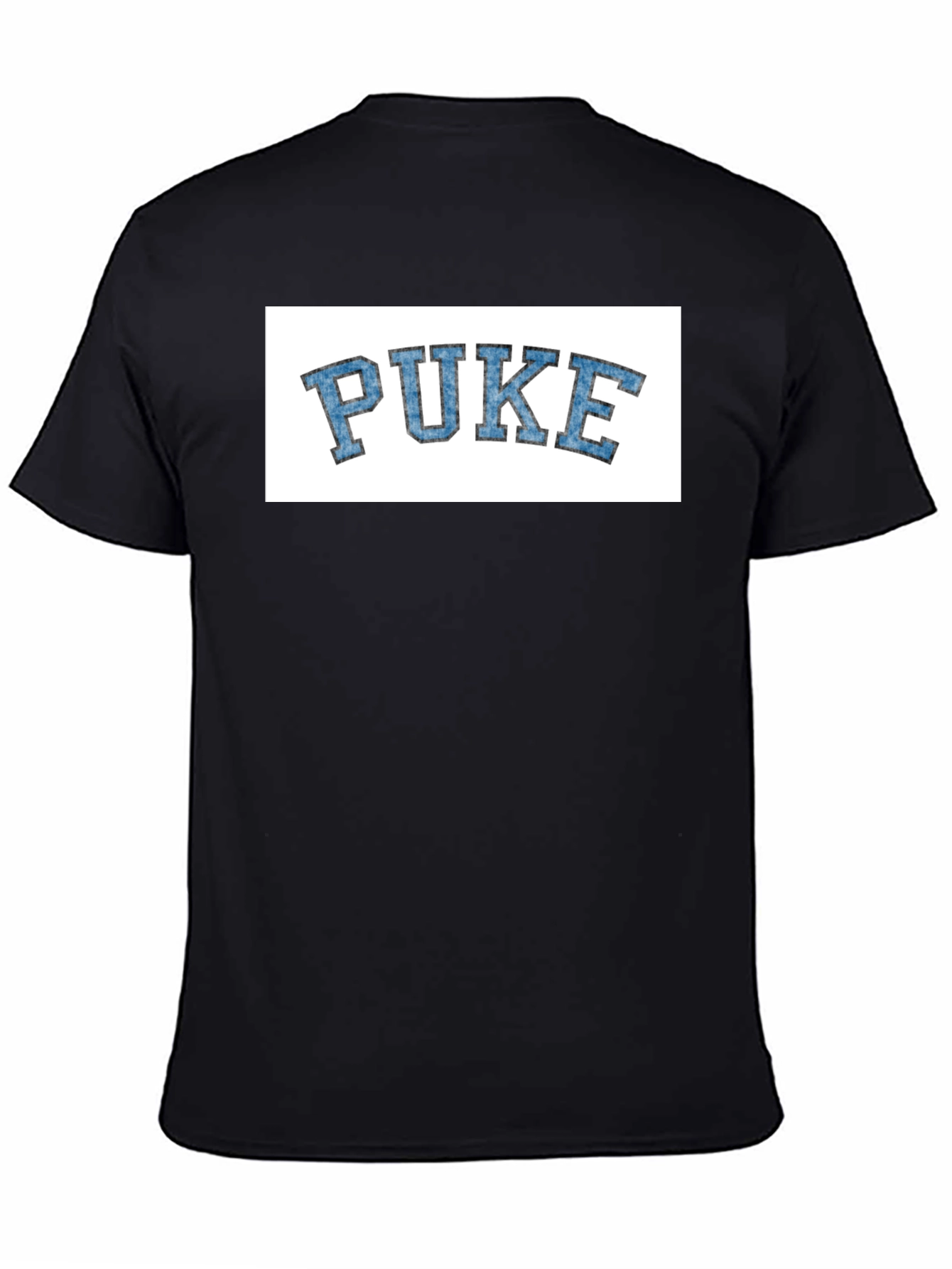 Novelty PUKE Graphic Tee - College Style